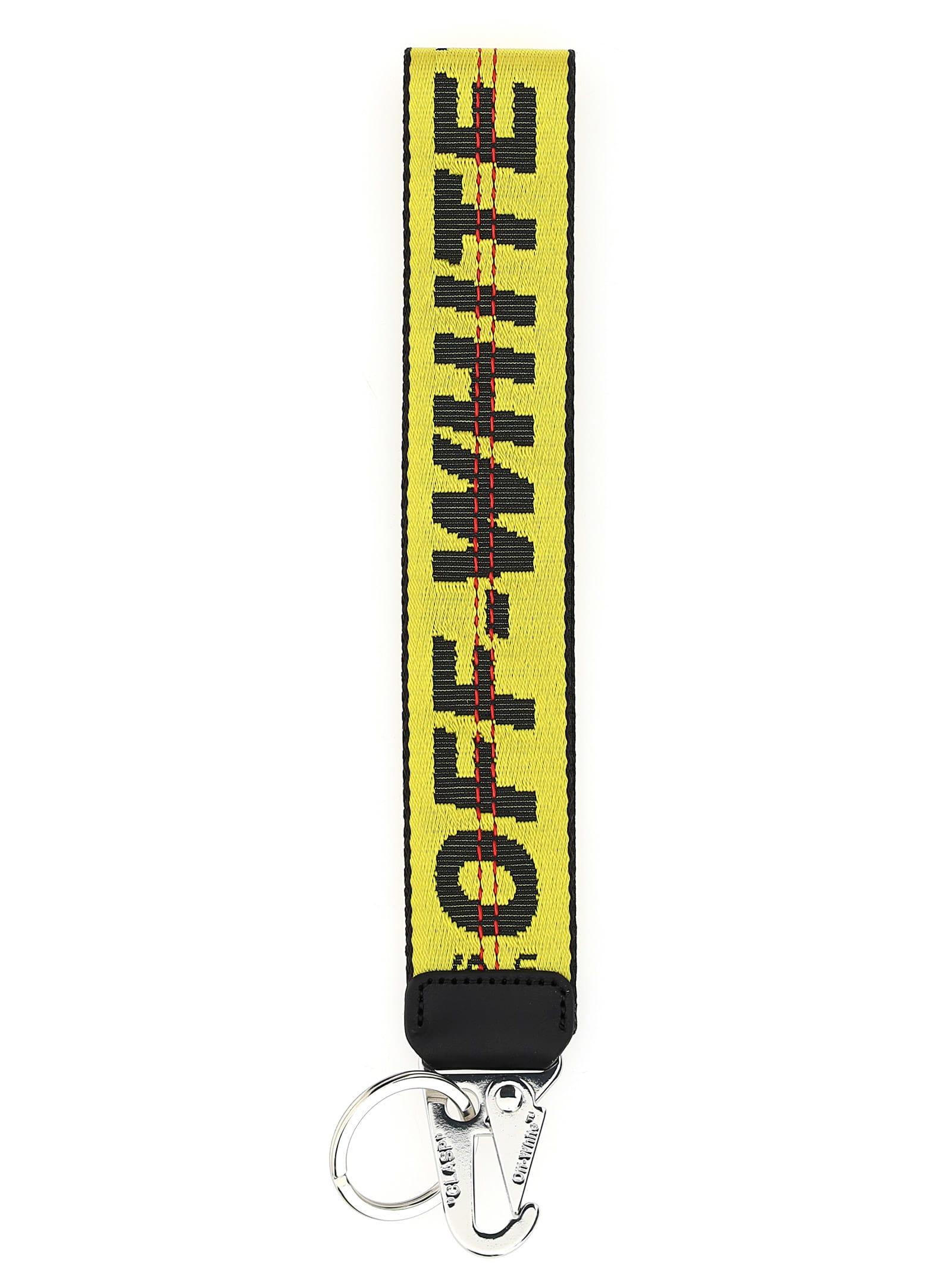Off-white Key Ring In Yellow/black