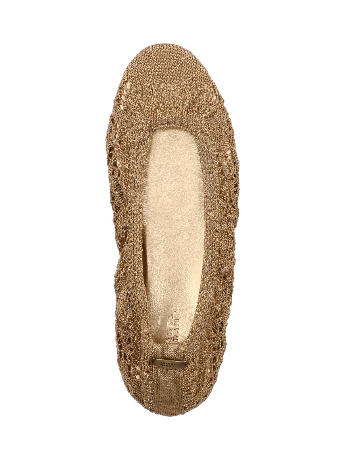 Isabel Marant Crochet Round Toe Ballerina Flats