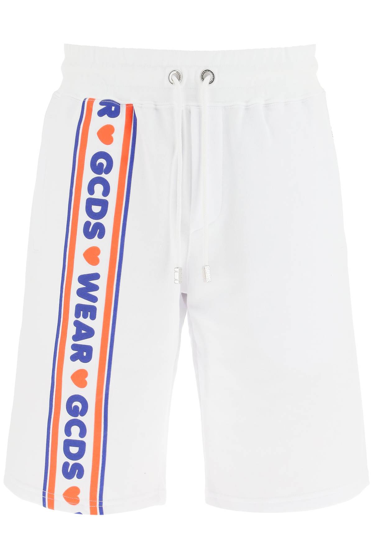 GCDS Short Sweatpants With Cute Logo Tape