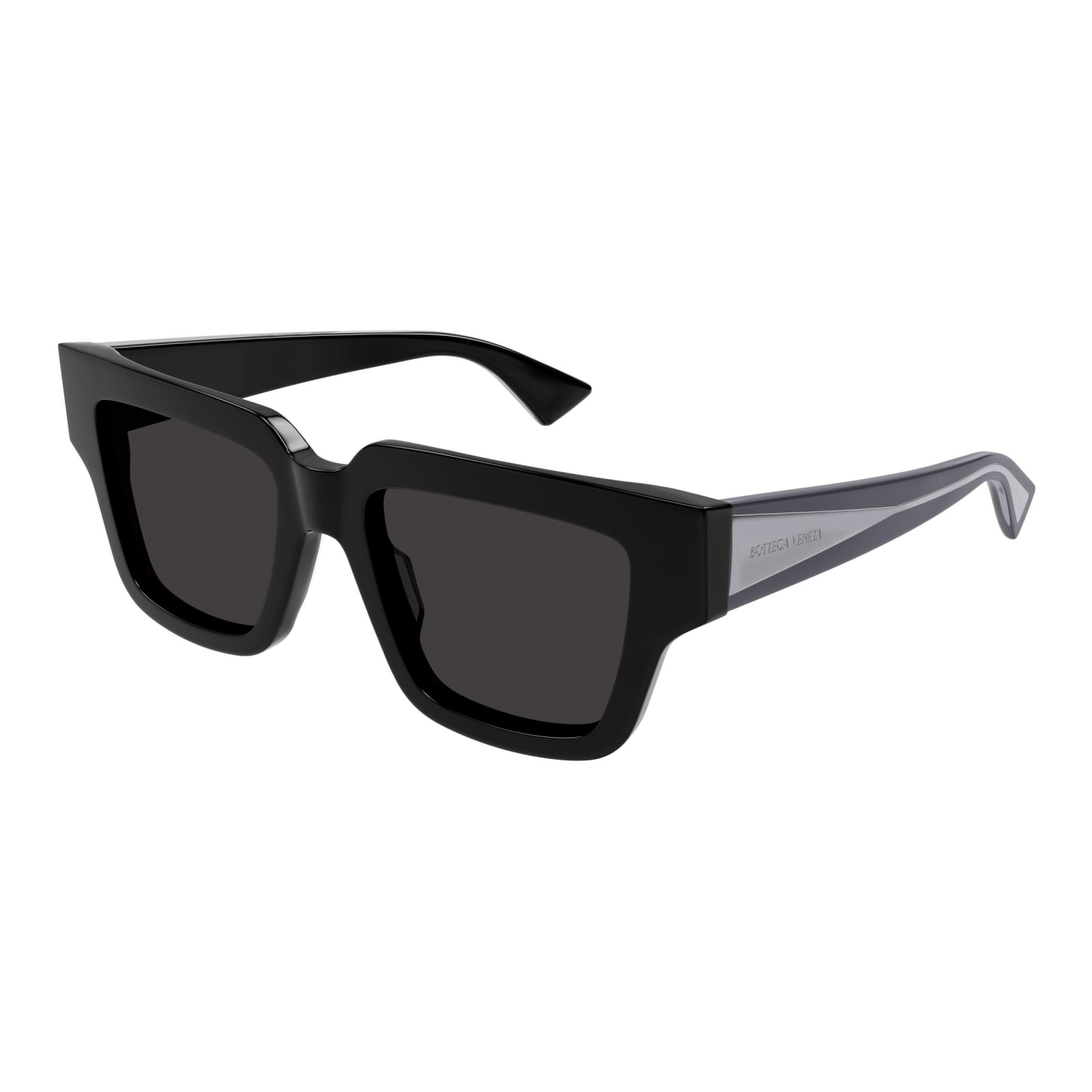 Bottega Veneta Sunglasses In Nero/grigio