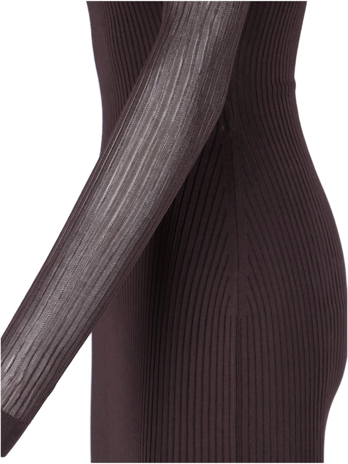 Shop Fendi Maxi Sheath Dress In Purple