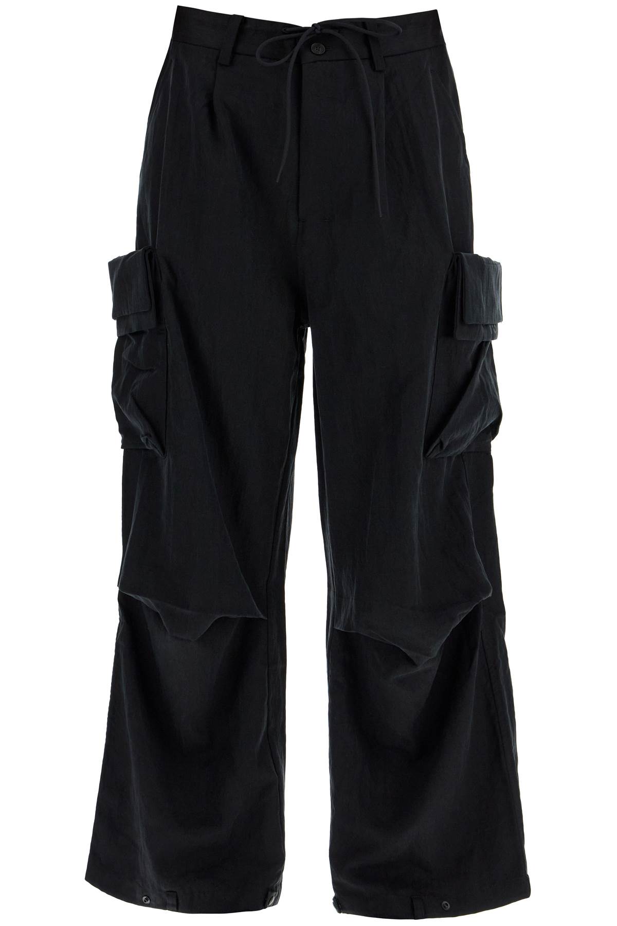 Shop Y-3 Lyocell Cargo Pants In In Black (black)