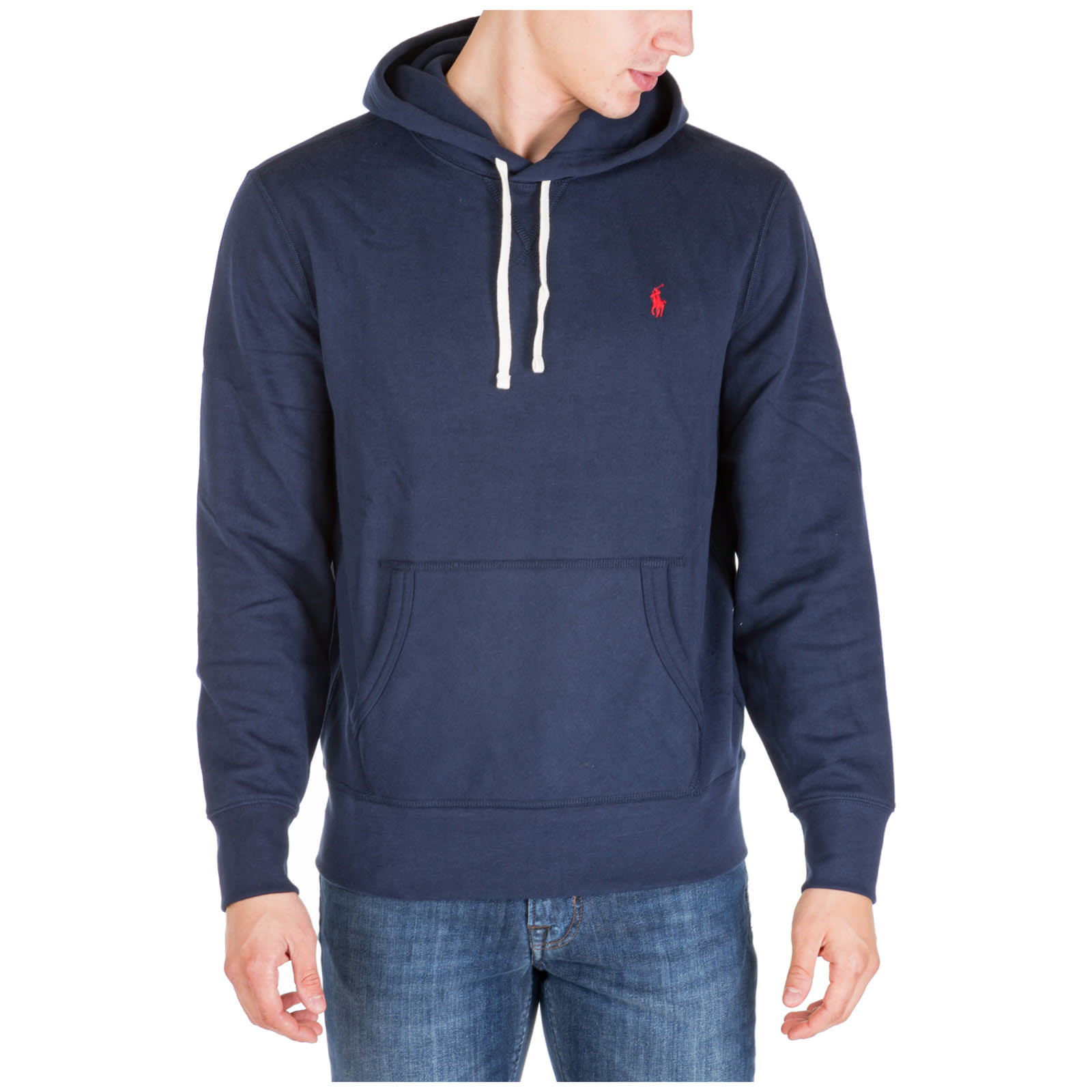 Shop Polo Ralph Lauren Bear Hoodie  In Blue