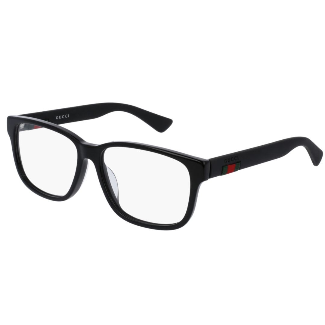 Shop Gucci Gg0011oa001 Black Black Transpare