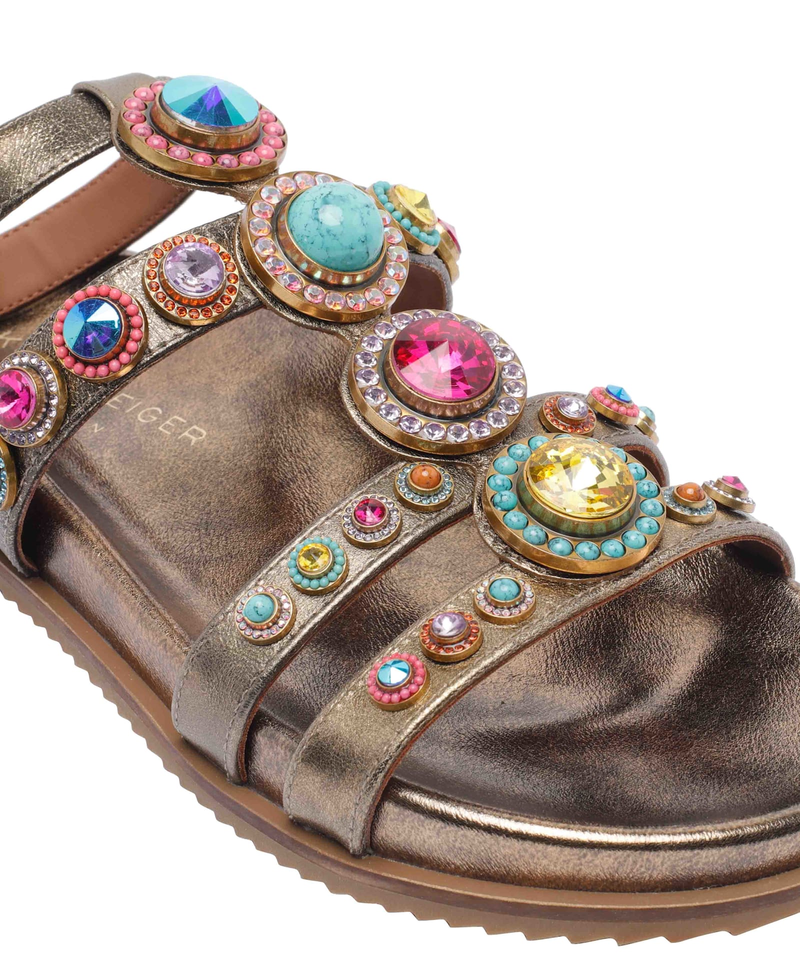 Kurt Geiger Octavia Flexi Gladiator Sandals In Multi