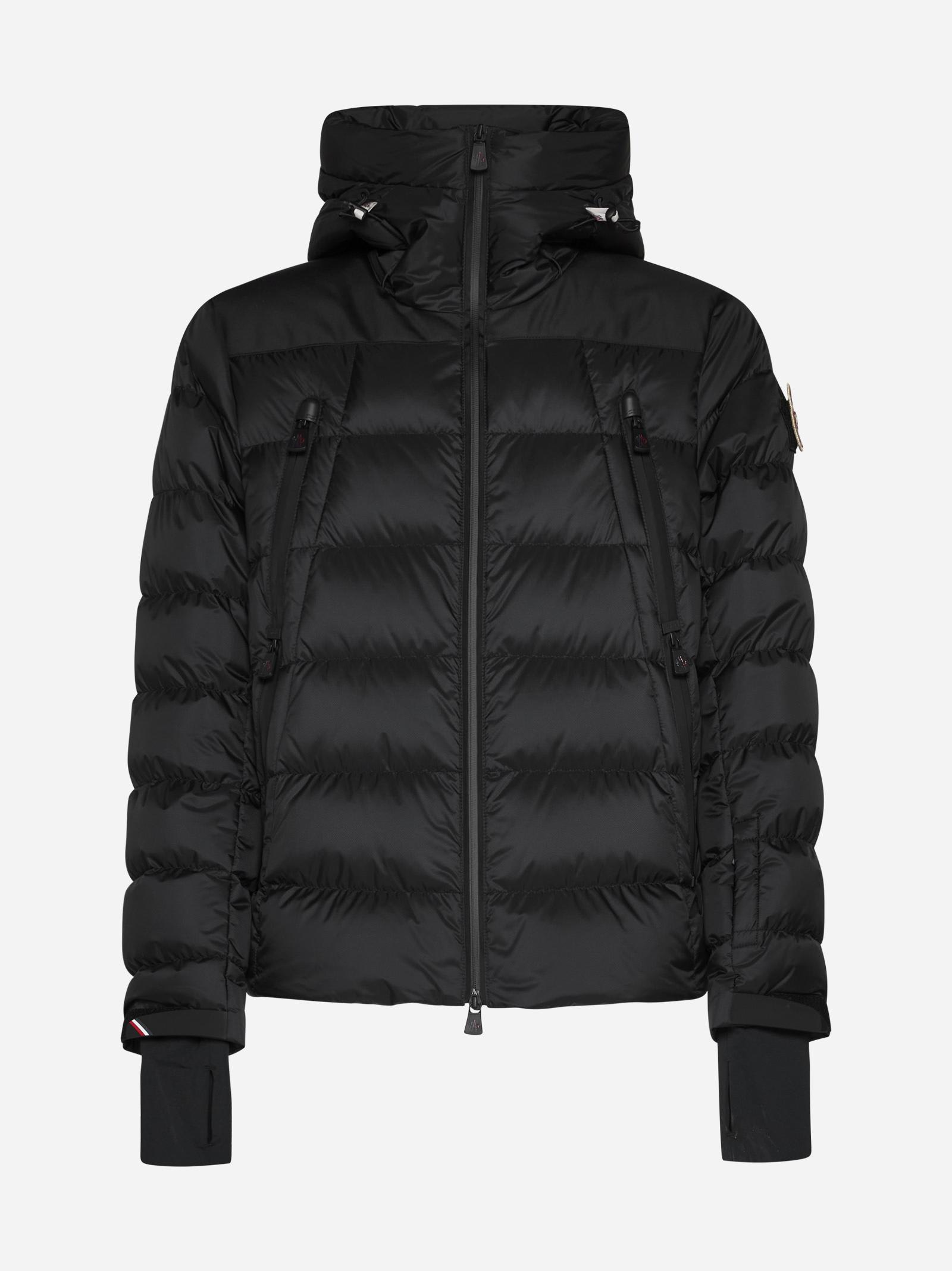 Shop Moncler Camurac Hooded Quilted Nylon Down Jacket In Black