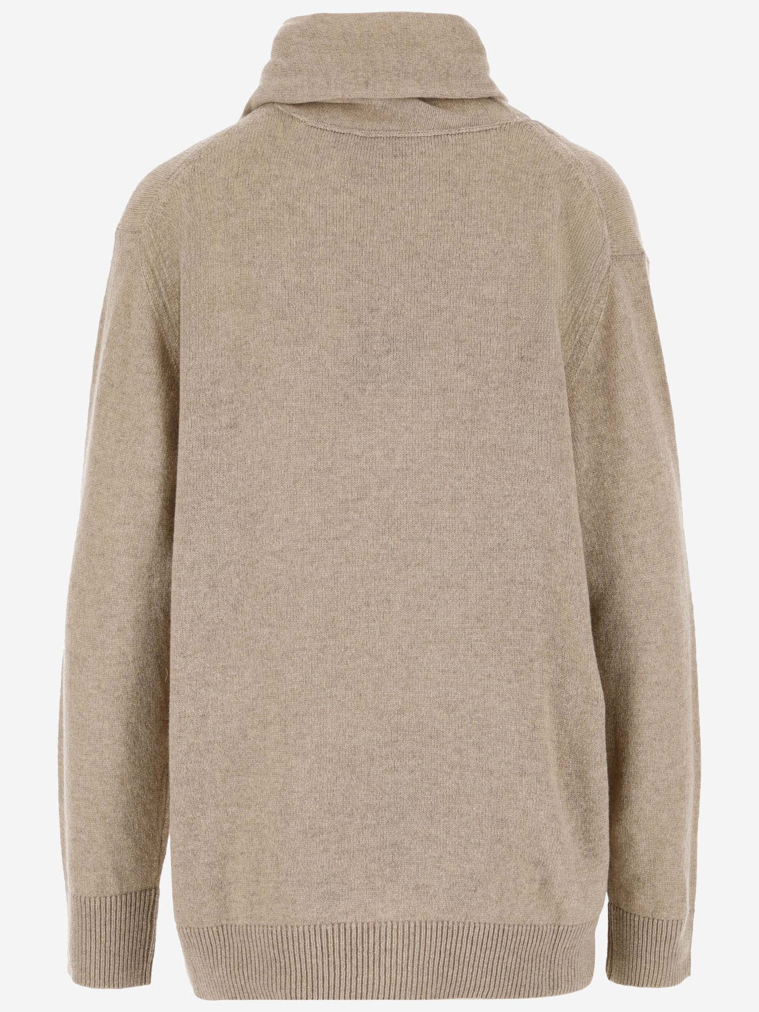 Shop Stella Mccartney Regenerated Cashmere Sweater In Beige