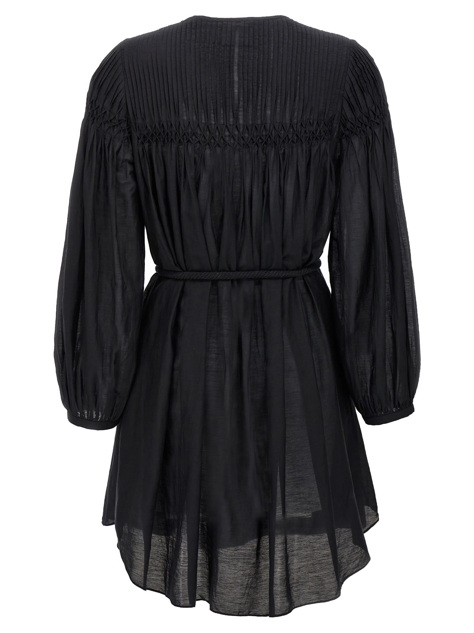 Shop Marant Etoile Adeliani Dress In Black