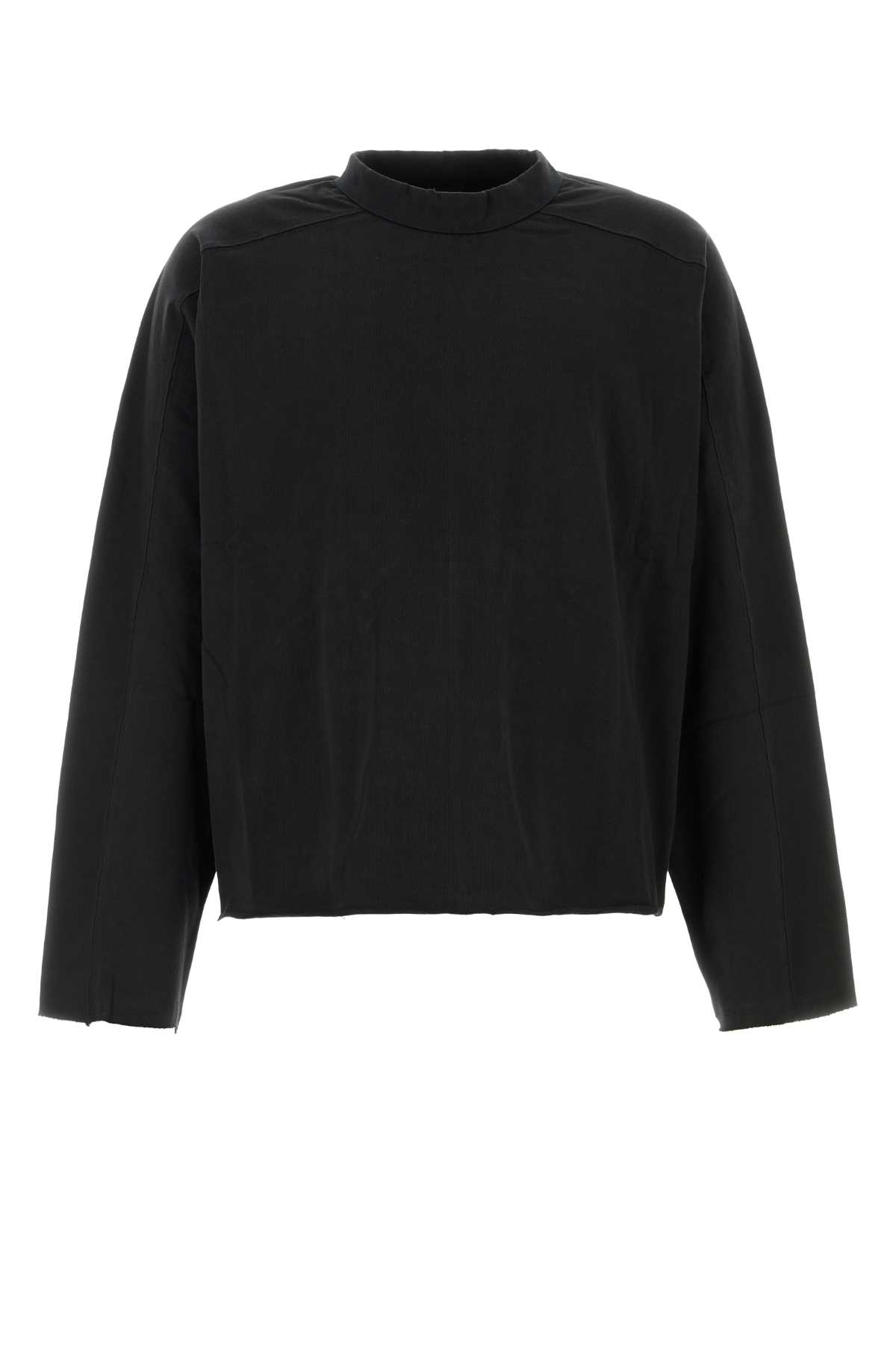 Black Cotton Oversize T-shirt