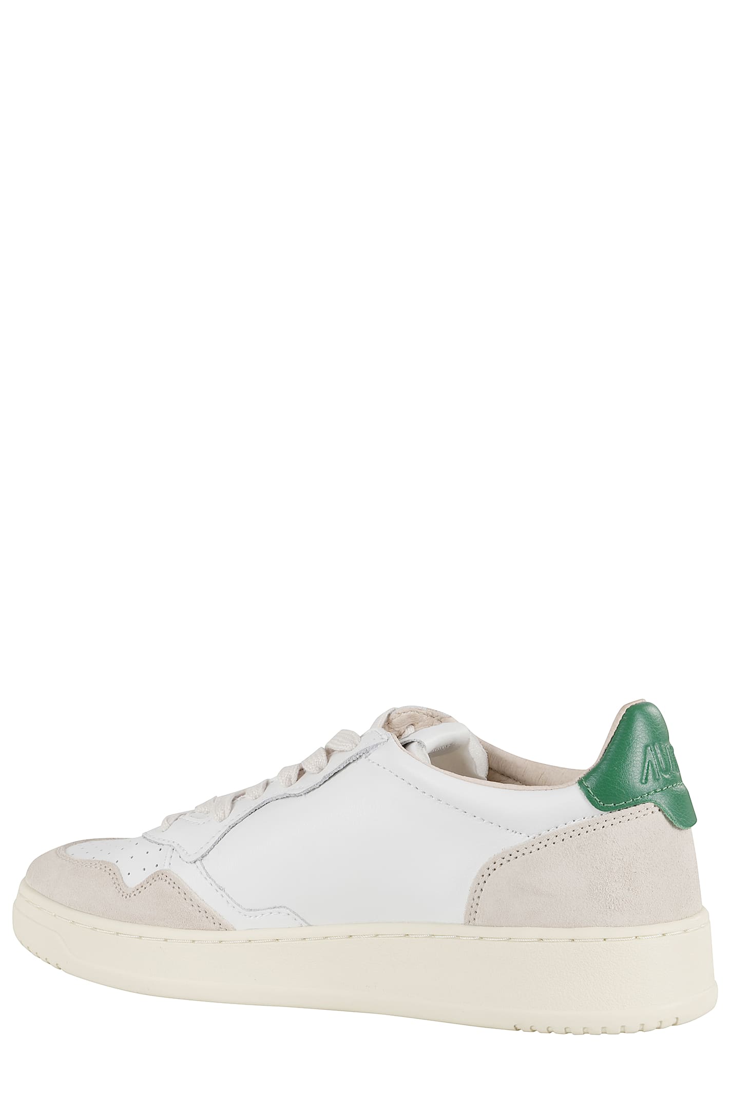 Autry Low Medalist Leather Sneakers In Red
