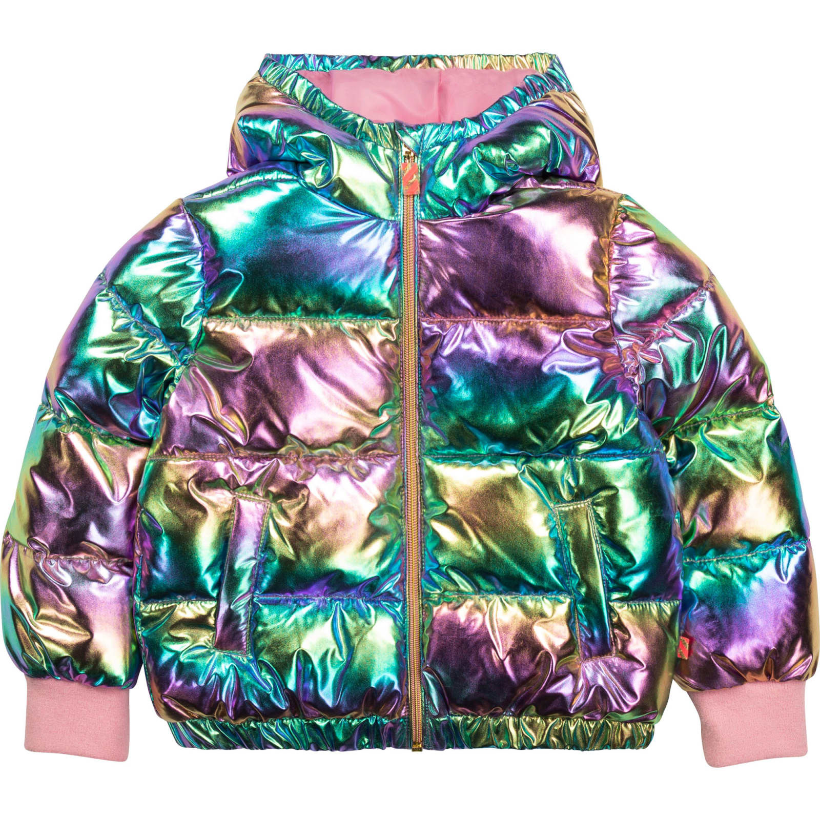 Billieblush Down Jacket With Holographic Effect