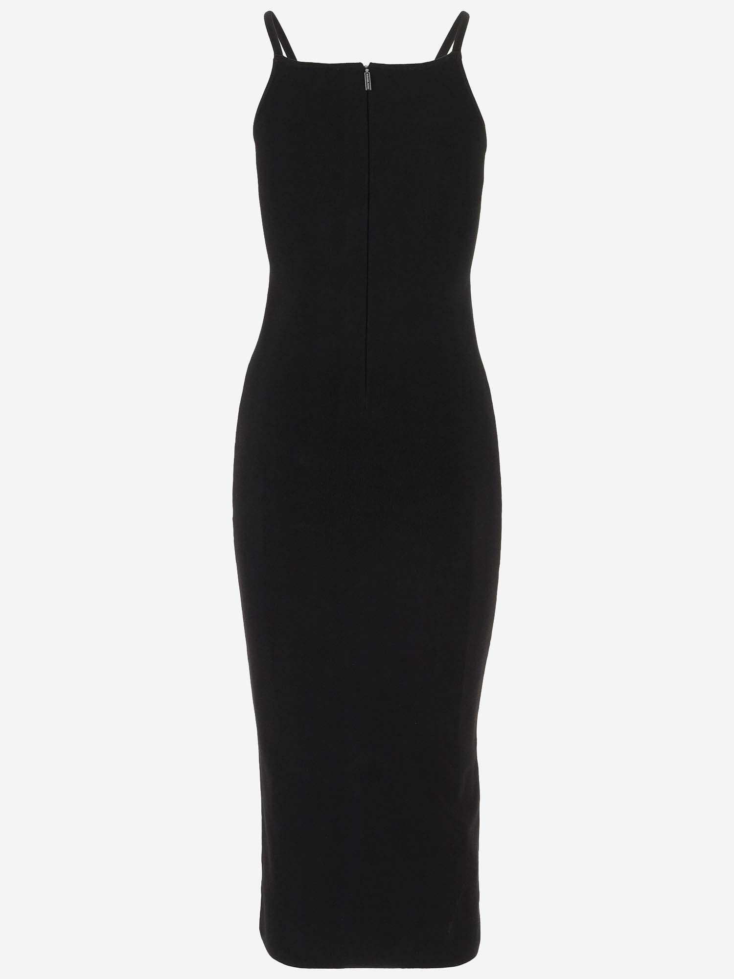 MICHAEL KORS VISCOSE BLEND LONGUETTE DRESS MICHAEL KORS