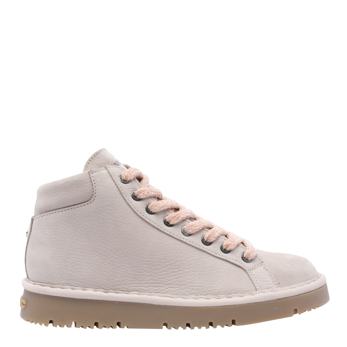 Shop Pànchic Laced Up Shoes In Beige