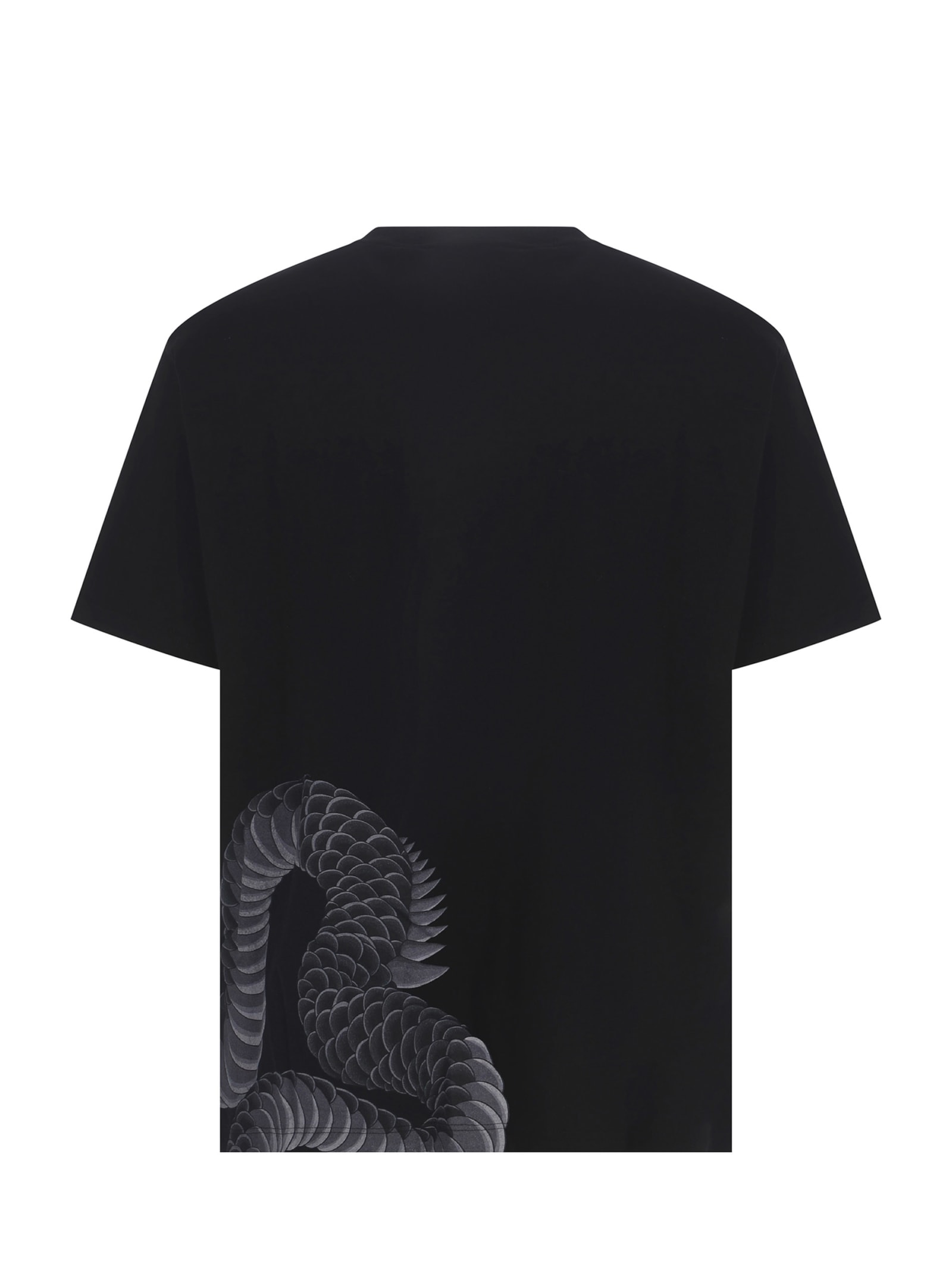 Shop Dsquared2 T-shirt  Tatoo Made Of Cotton In Nero