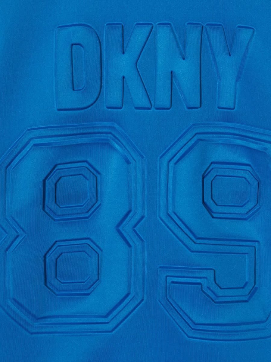 Shop Dkny Crewneck Sweatshirt In Blue