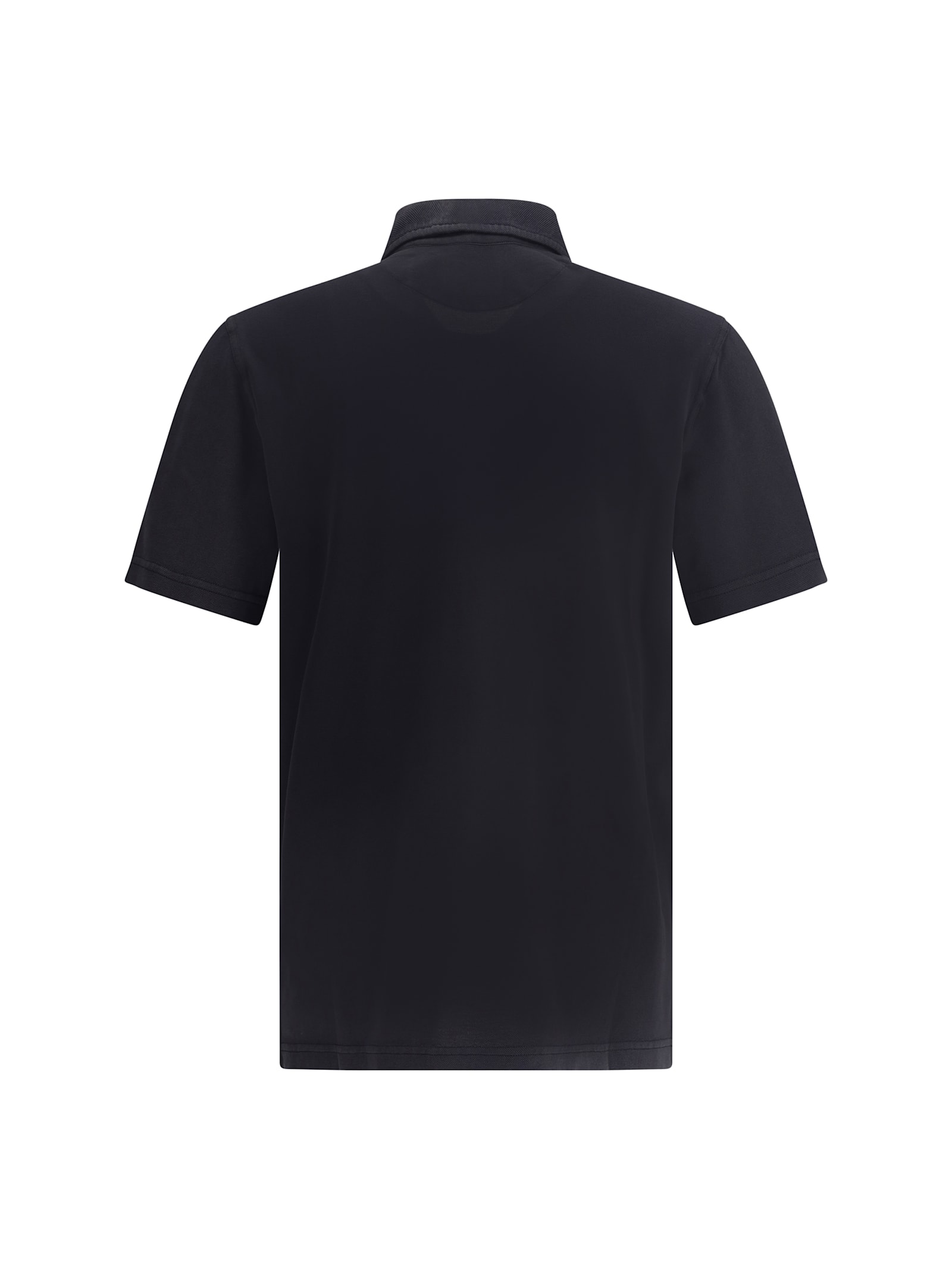 Prada Charcoal Piquet Polo Shirt