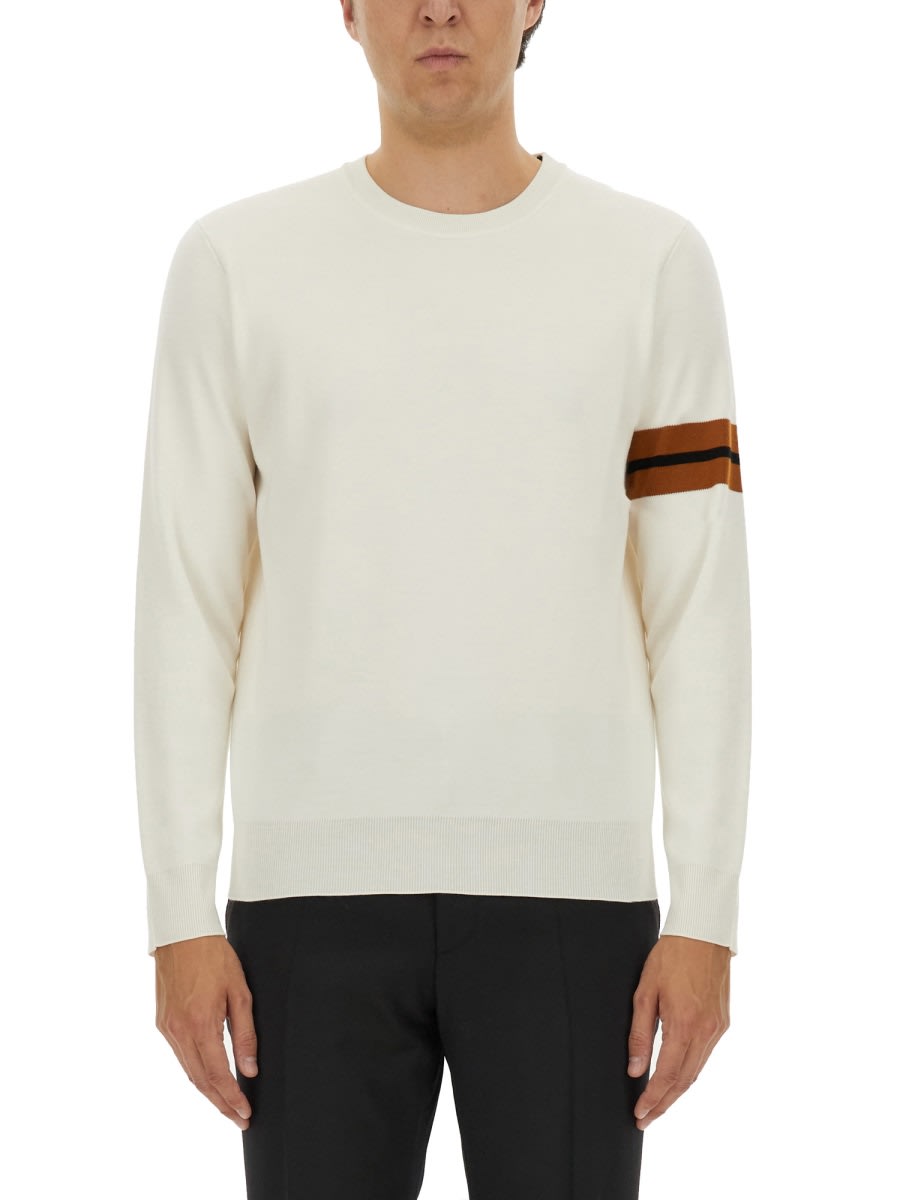 Shop Zegna Wool Jersey. In White