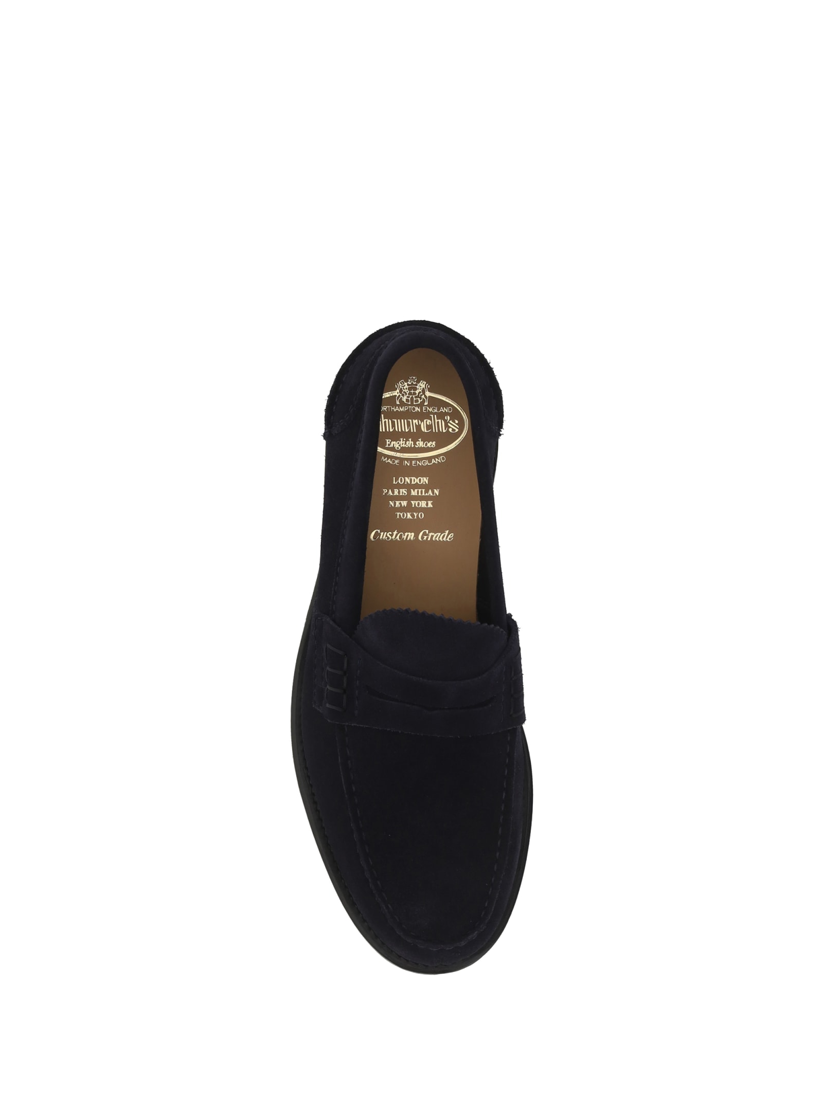 Shop Church's Loafers In Navy