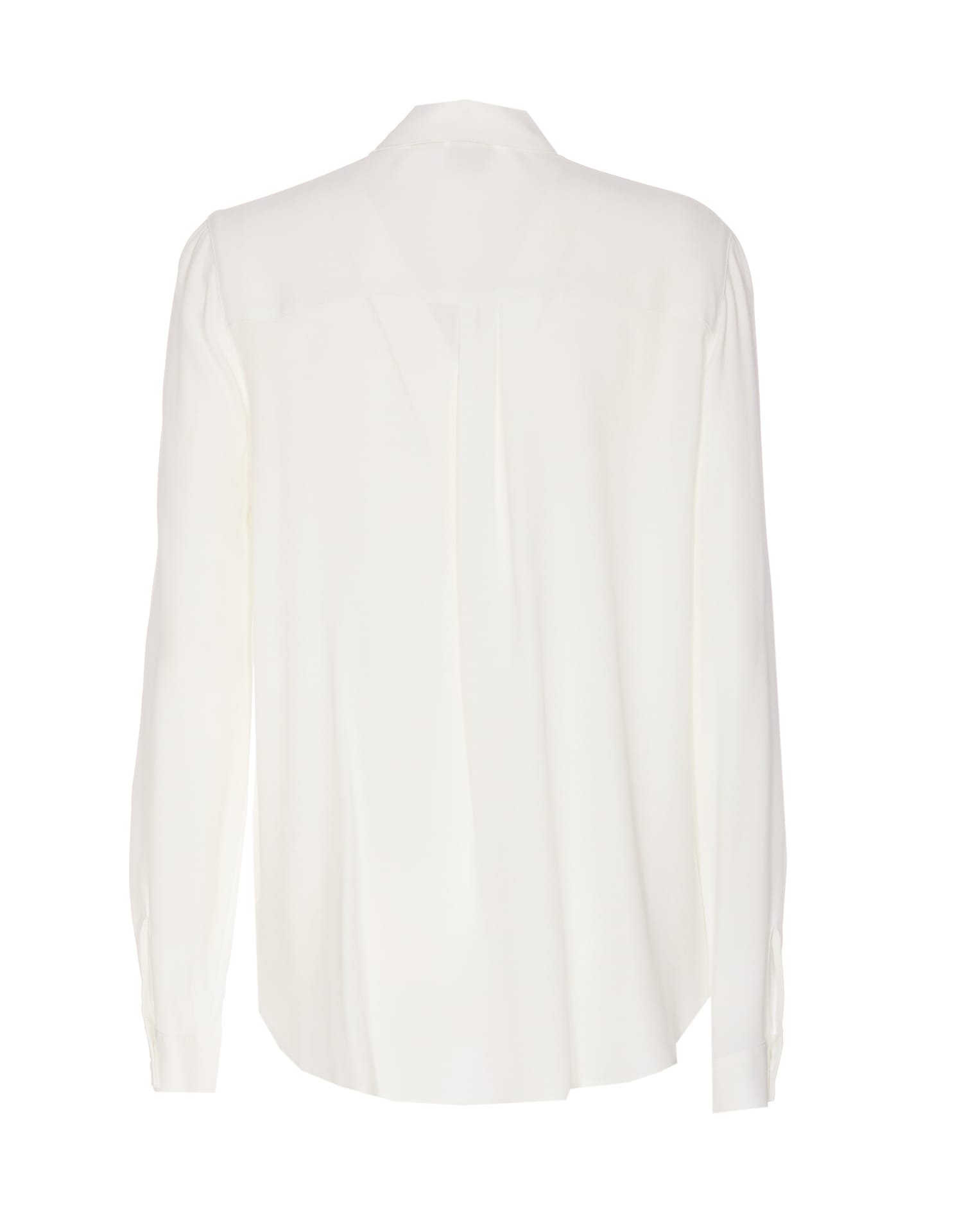 Shop Pinko New Nora Shirt In Bianco/gelato Vaniglia