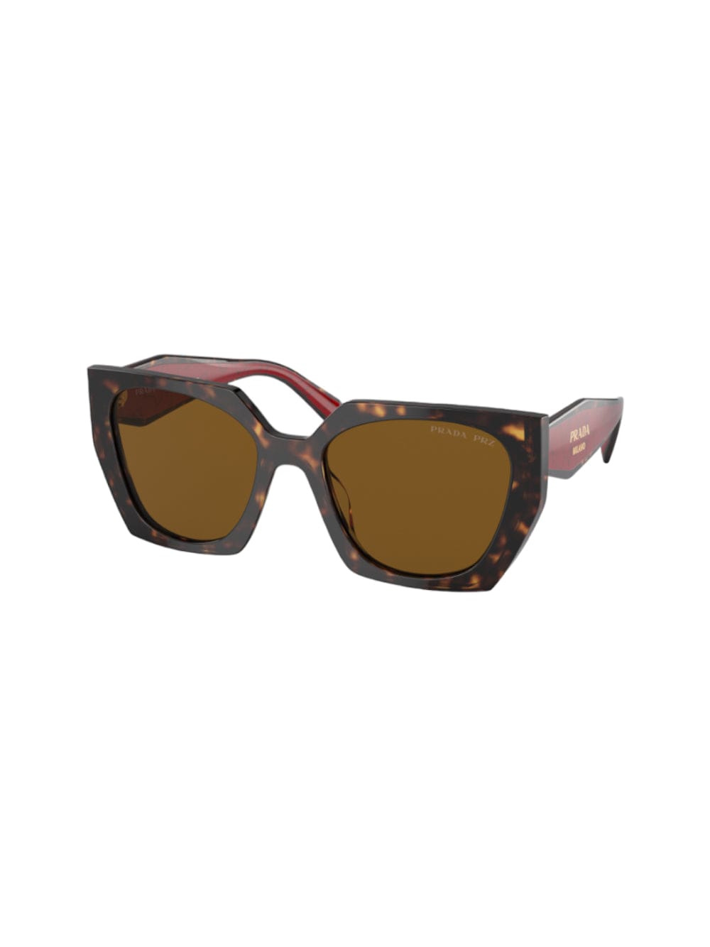Shop Prada Spr 15w - Black Sunglasses