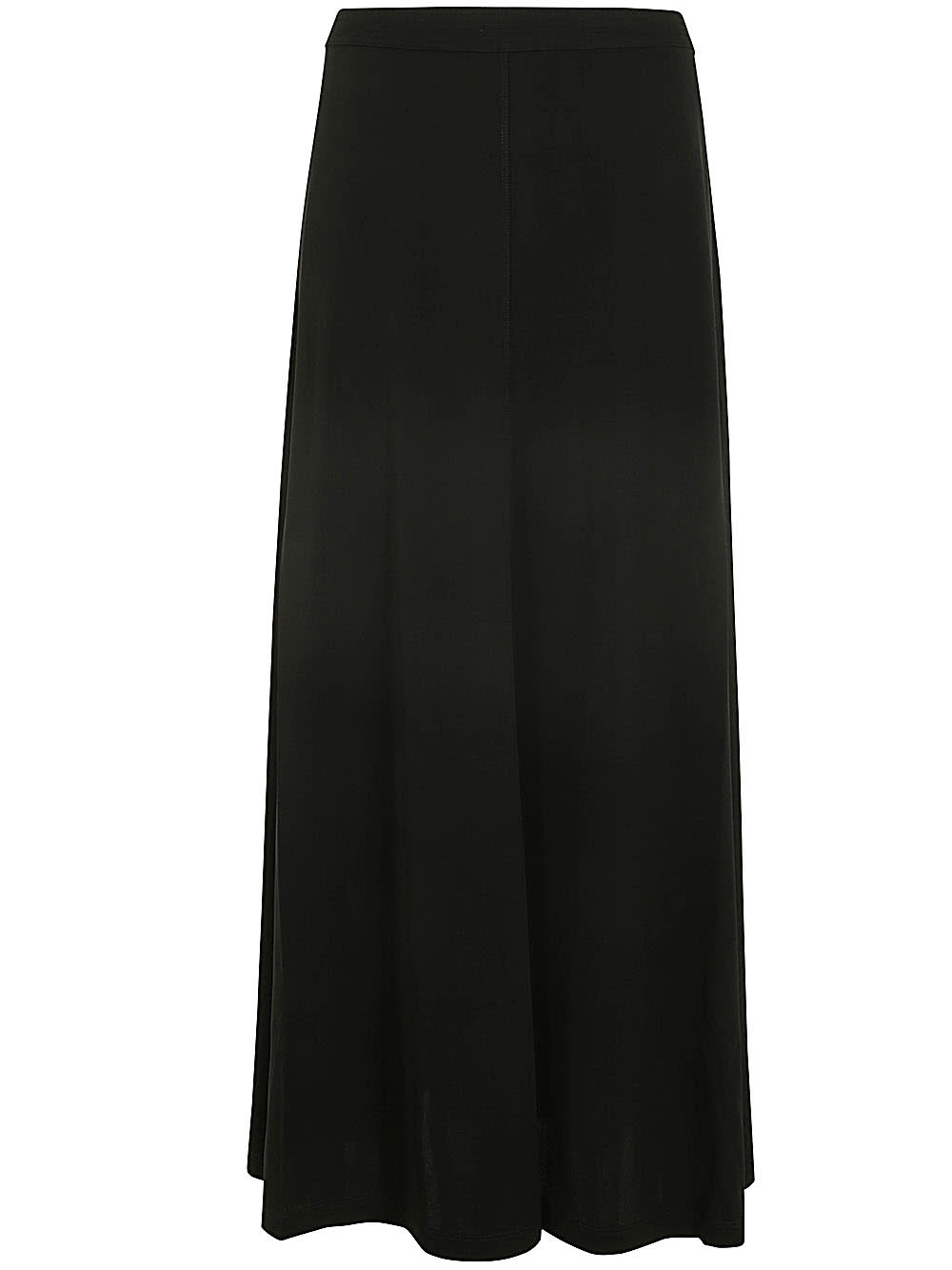 Totême Fluid Viscose Jersey Long Skirt In Black