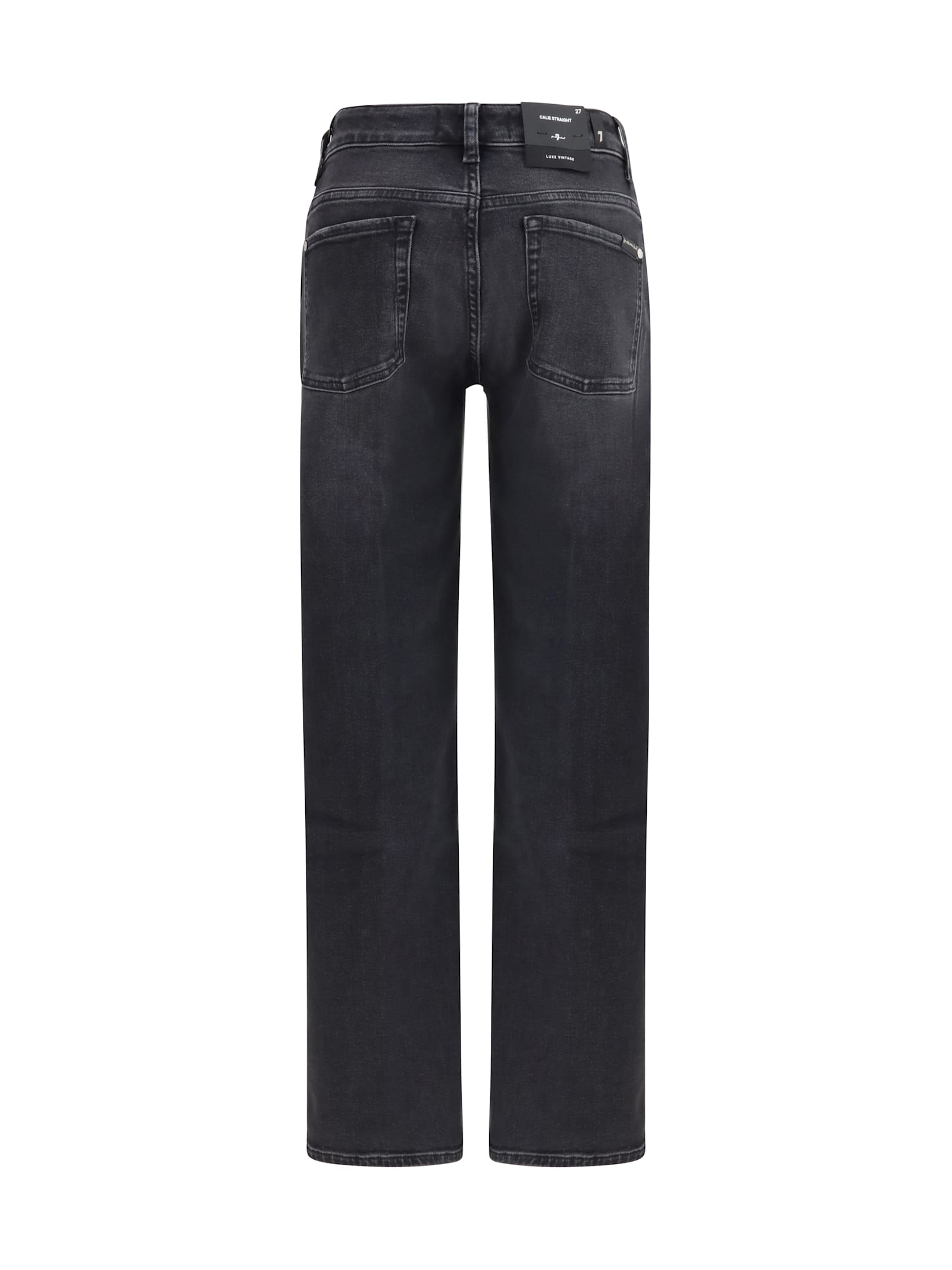 7 For All Mankind Calie Straight Ankle Jeans In Multi