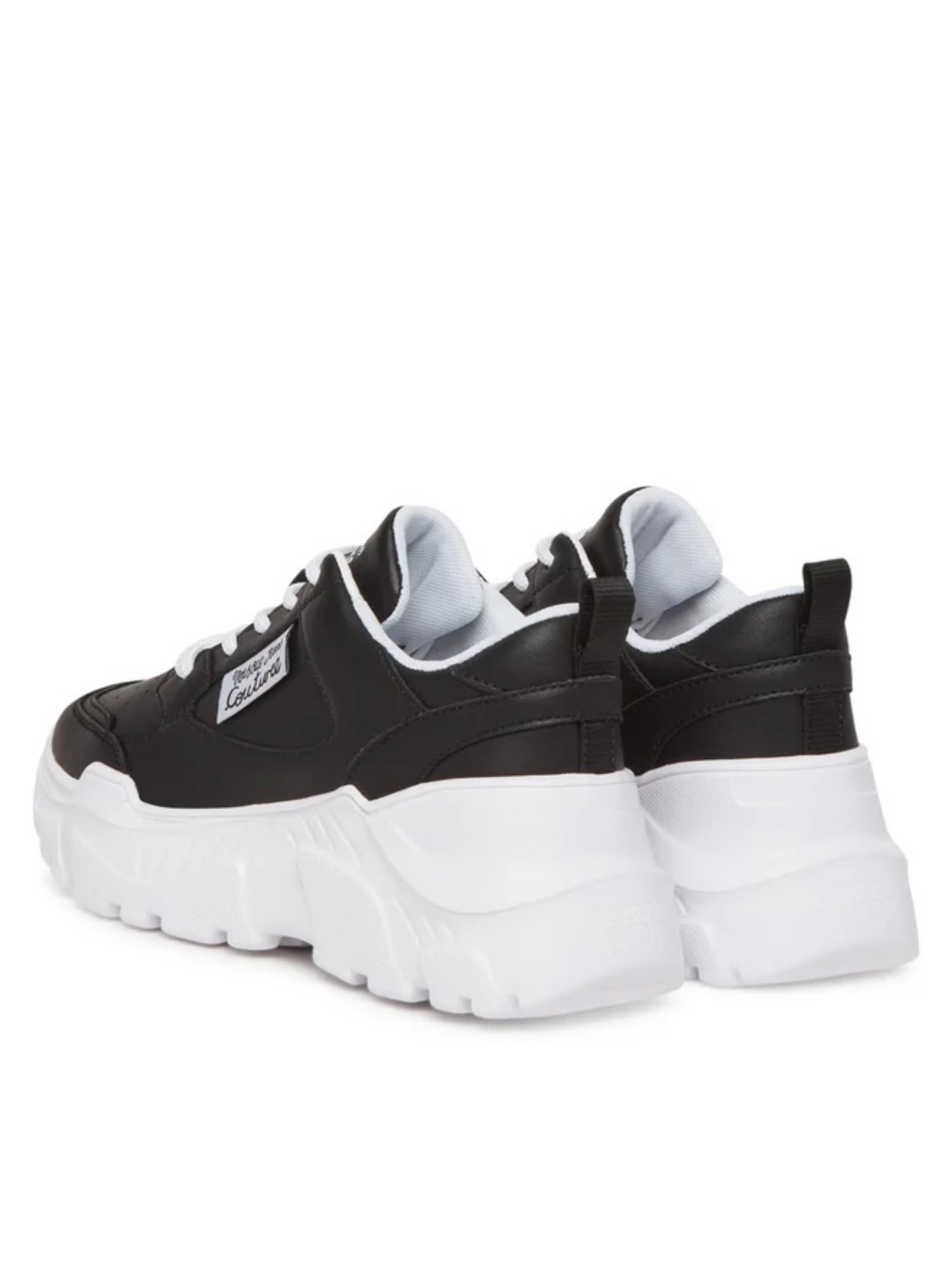 Shop Versace Jeans Couture Sneakers In Black