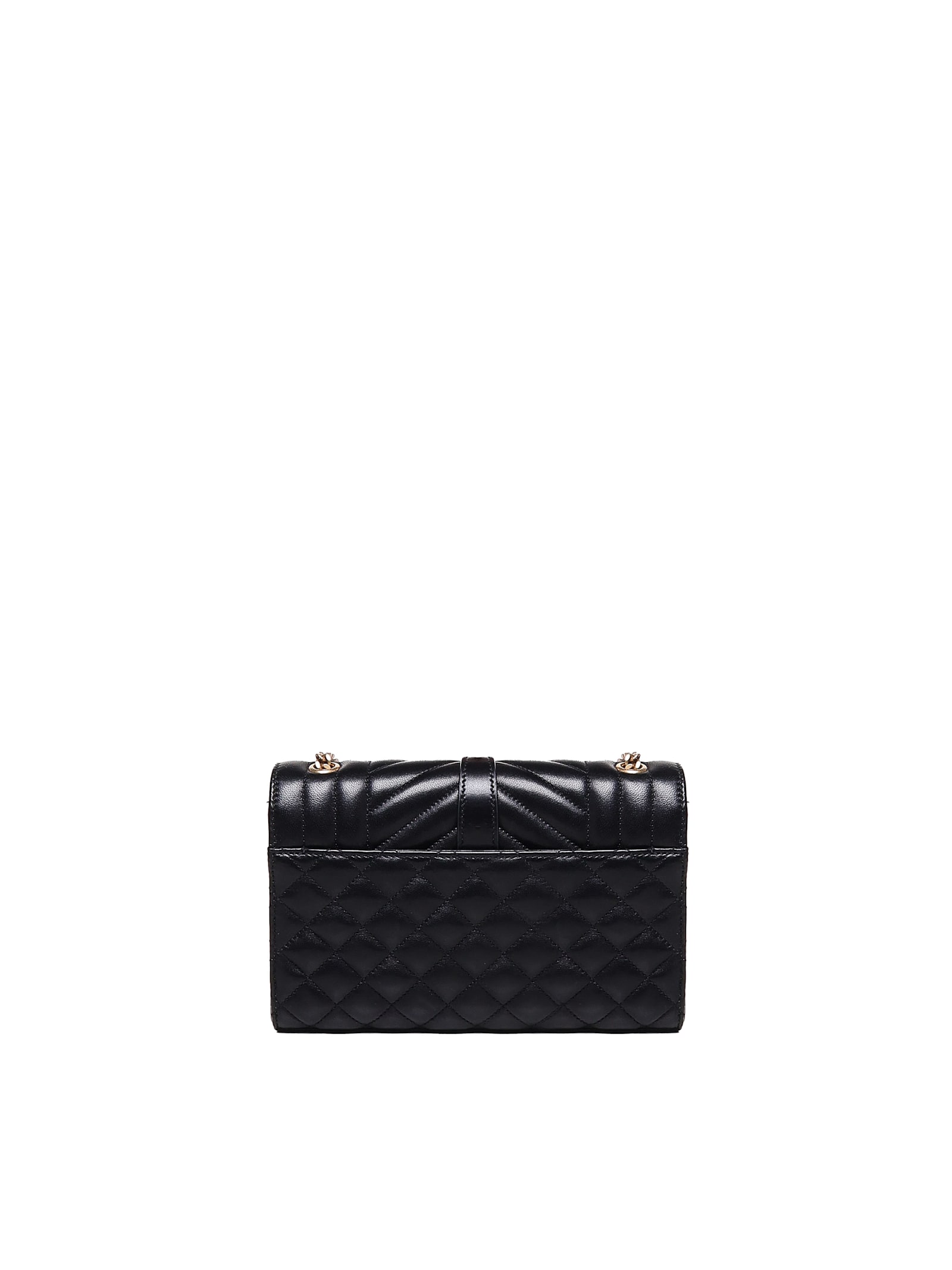 Shop Saint Laurent Borsa Envelope Small In Black