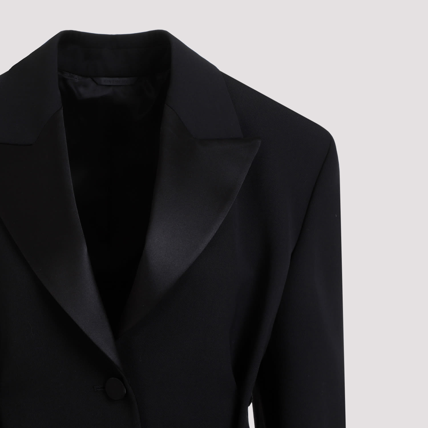 Shop Givenchy Buttoned Jacket In Black