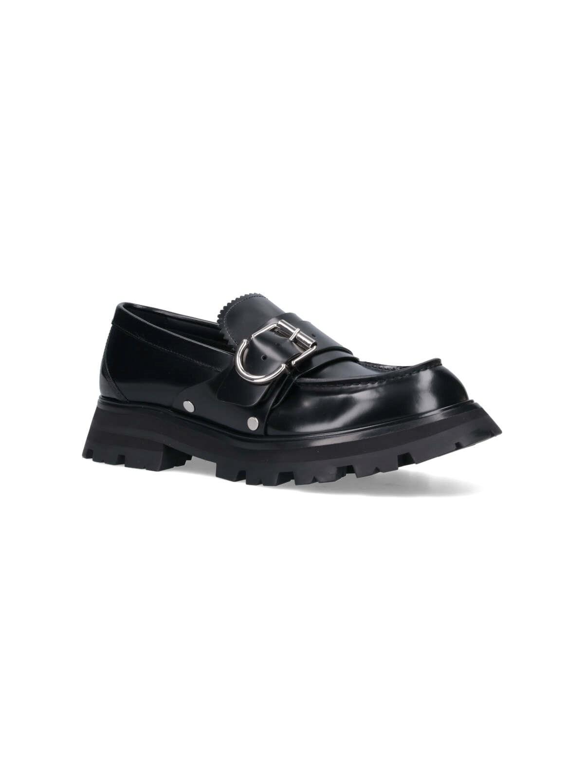 Shop Alexander Mcqueen Wander Loafers In Black