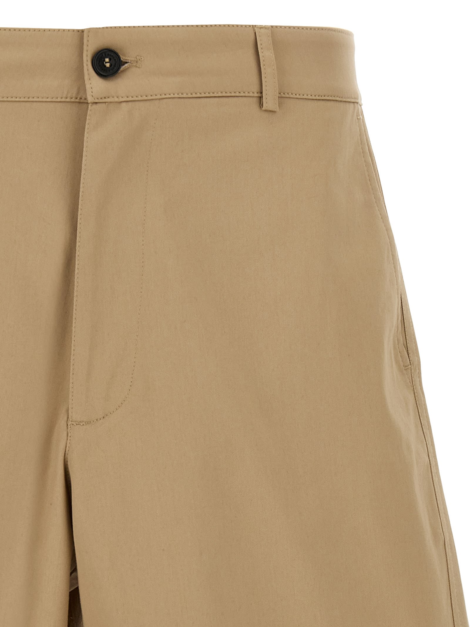 Department Five Department 5 'easy' Bermuda Shorts In Beige