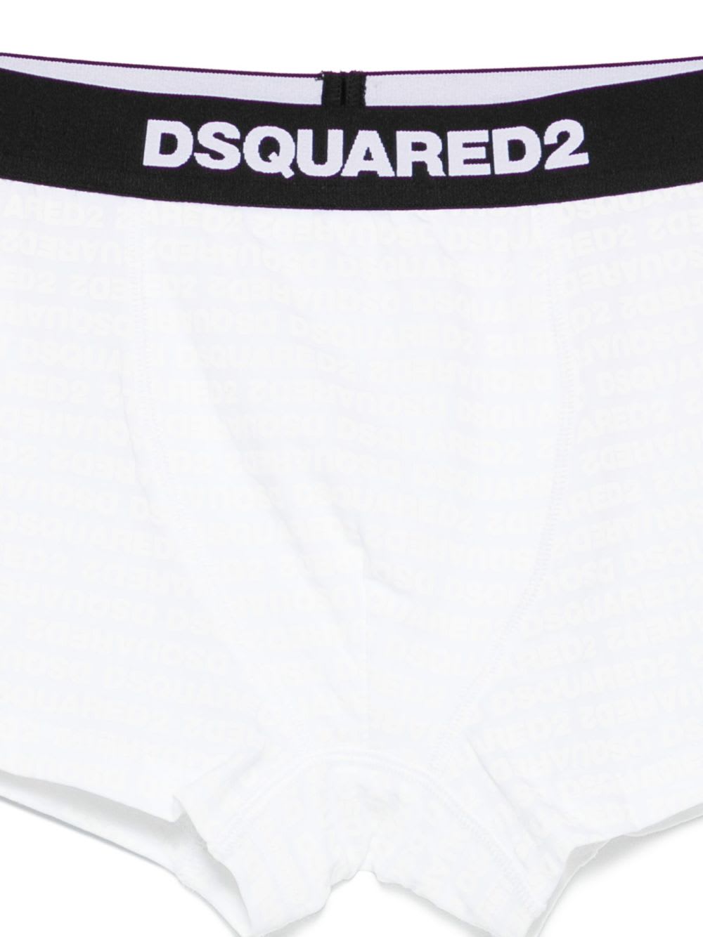 Dsquared2 Dsquaredwhite Boxer Briefs In White