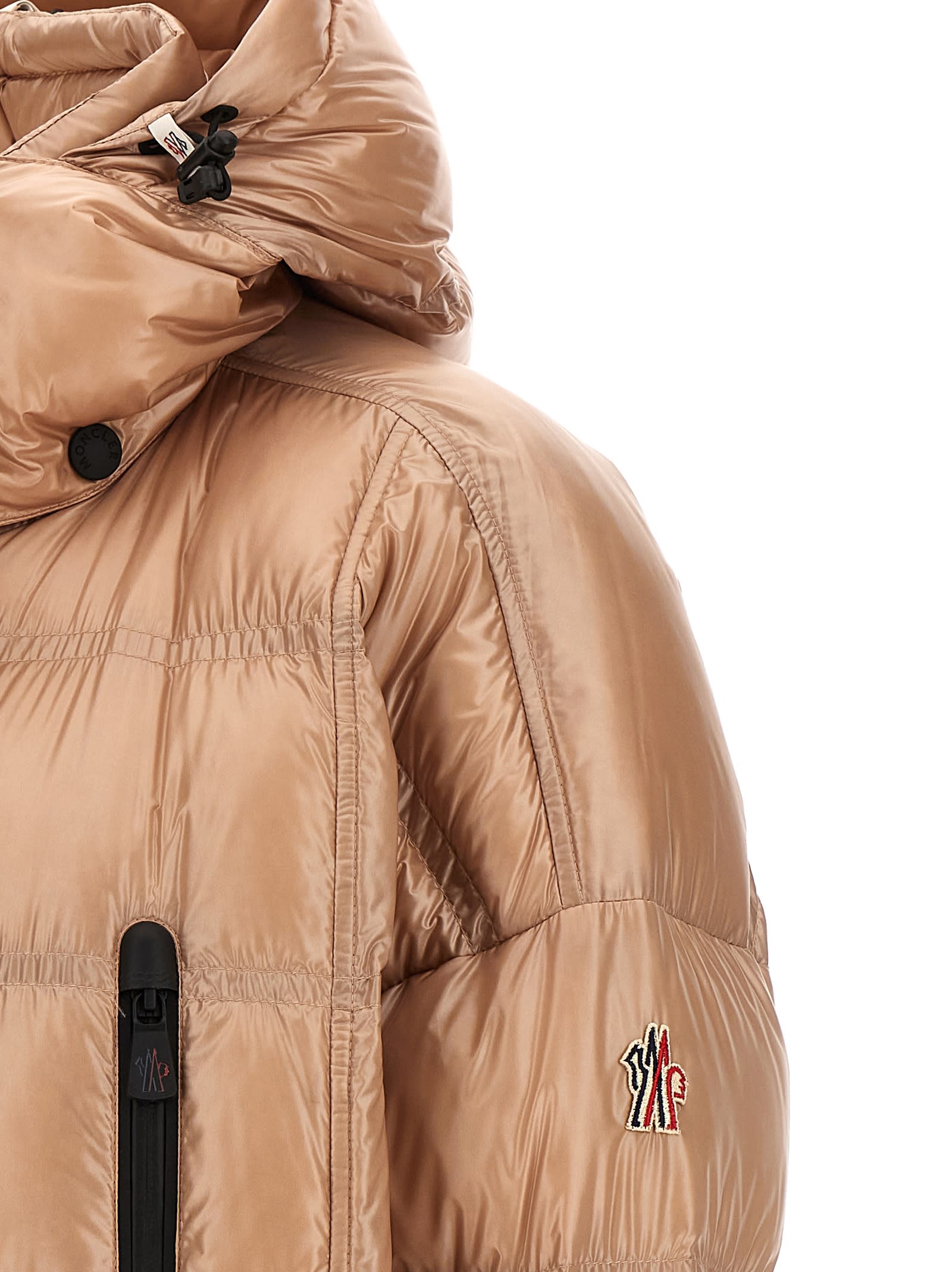 Moncler Rochelairs Down Jacket In Brown