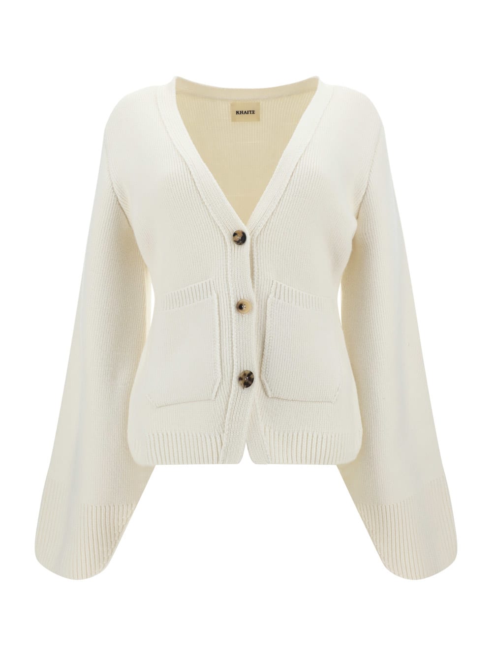 Shop Khaite Scarlet Cardigan In White