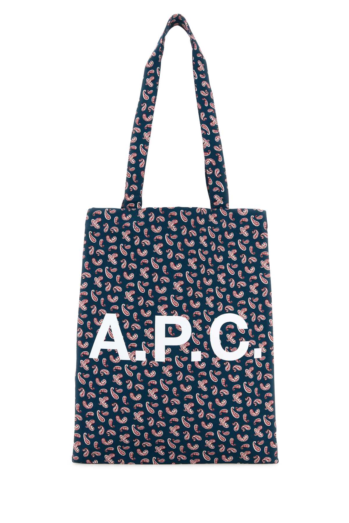 A. P.C. Printed Canvas Lou Shopping Bag