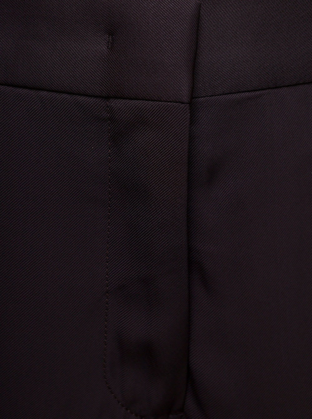 Shop Jil Sander Black Slightly Cropped Tailored Pants In Viscose Woman