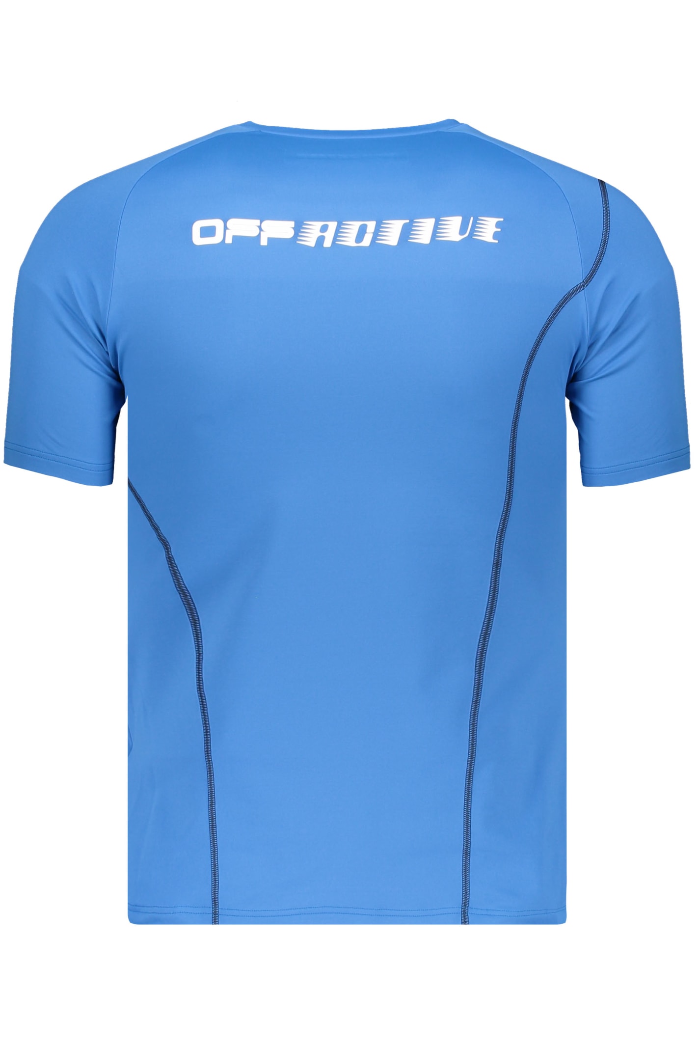 Shop Off-white Techno Fabric T-shirt In Blue
