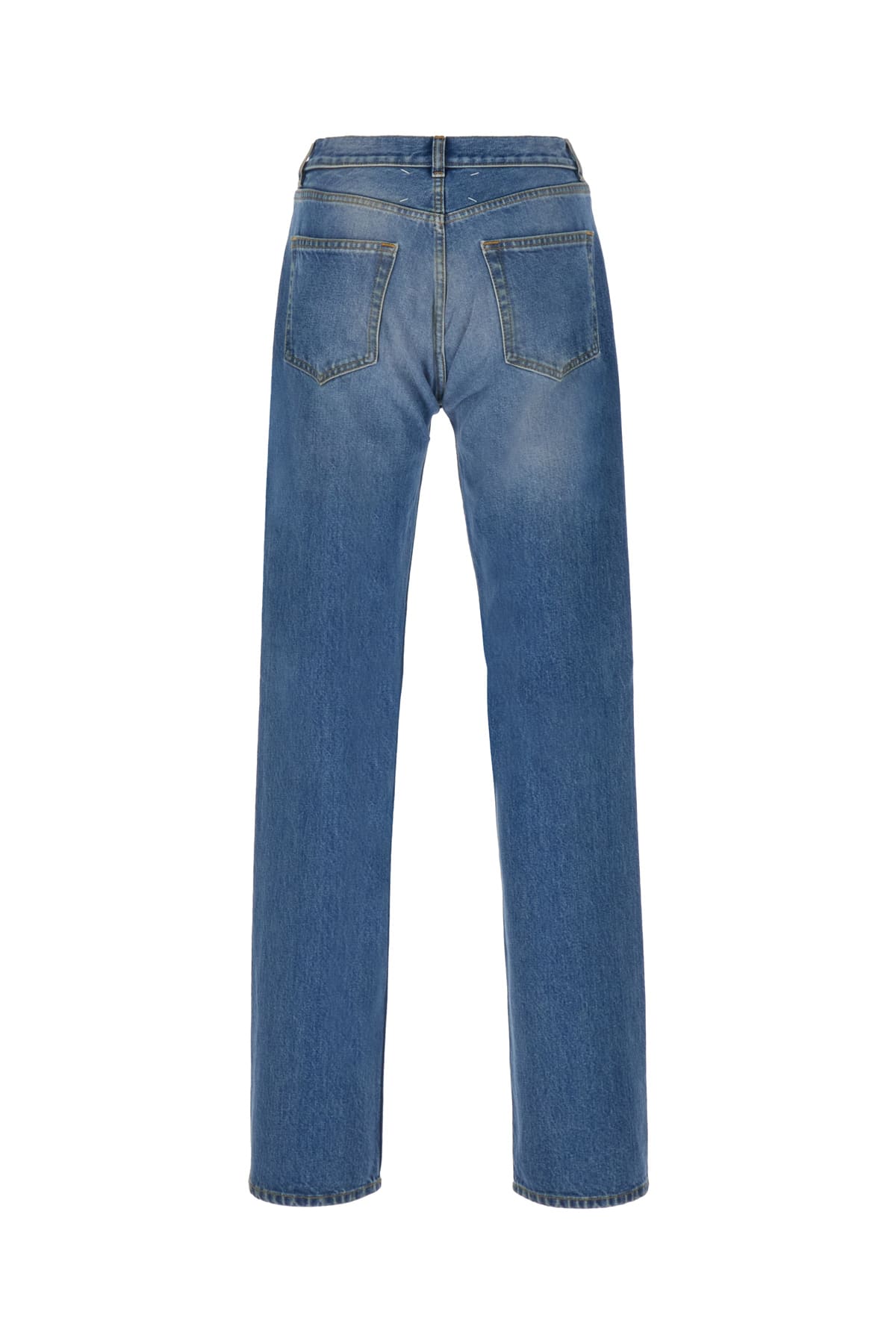 Shop Maison Margiela Denim Jeans In 966