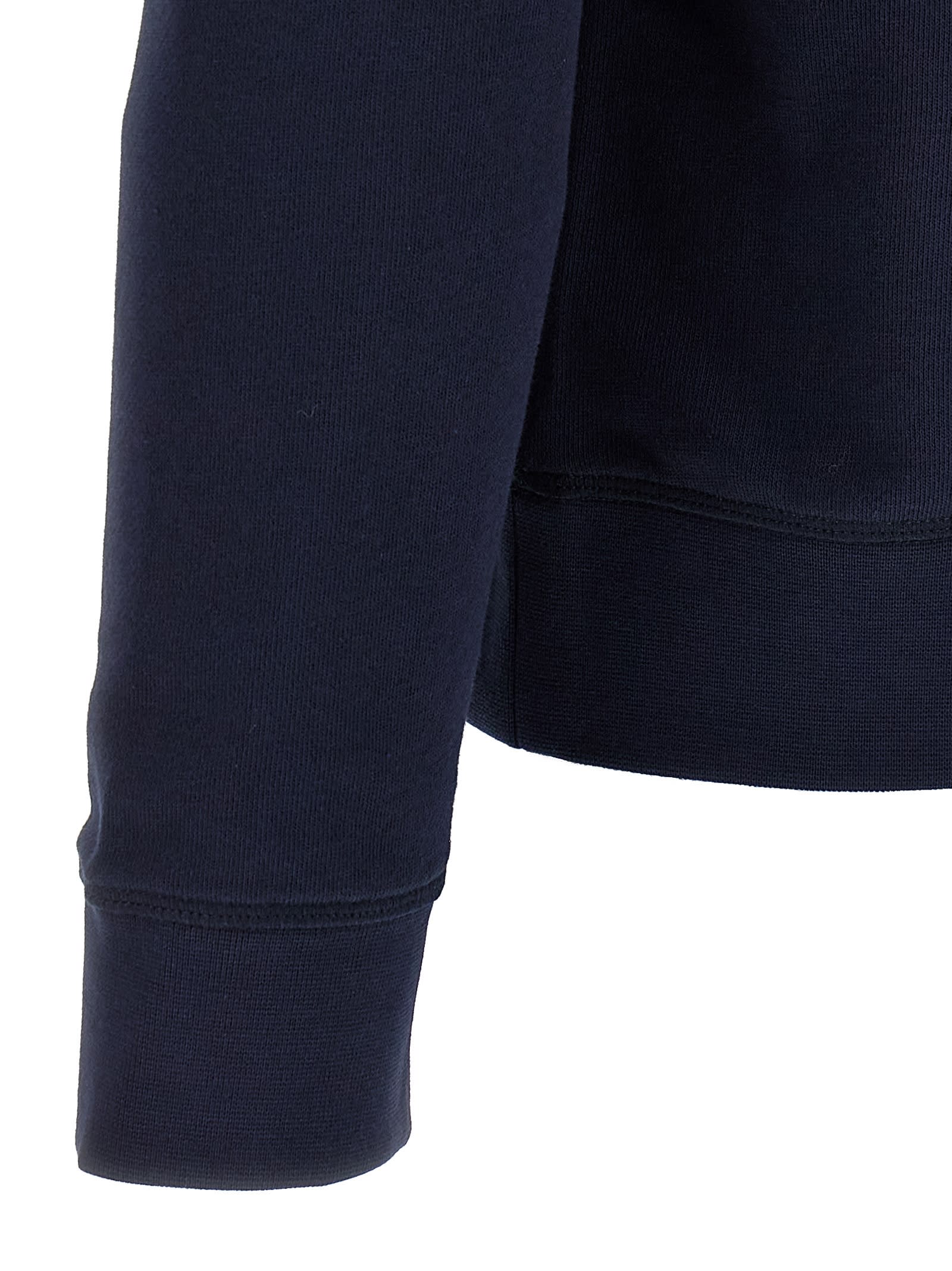 Hugo Boss Cotton-terry Hoodie With Logo Patch In Black