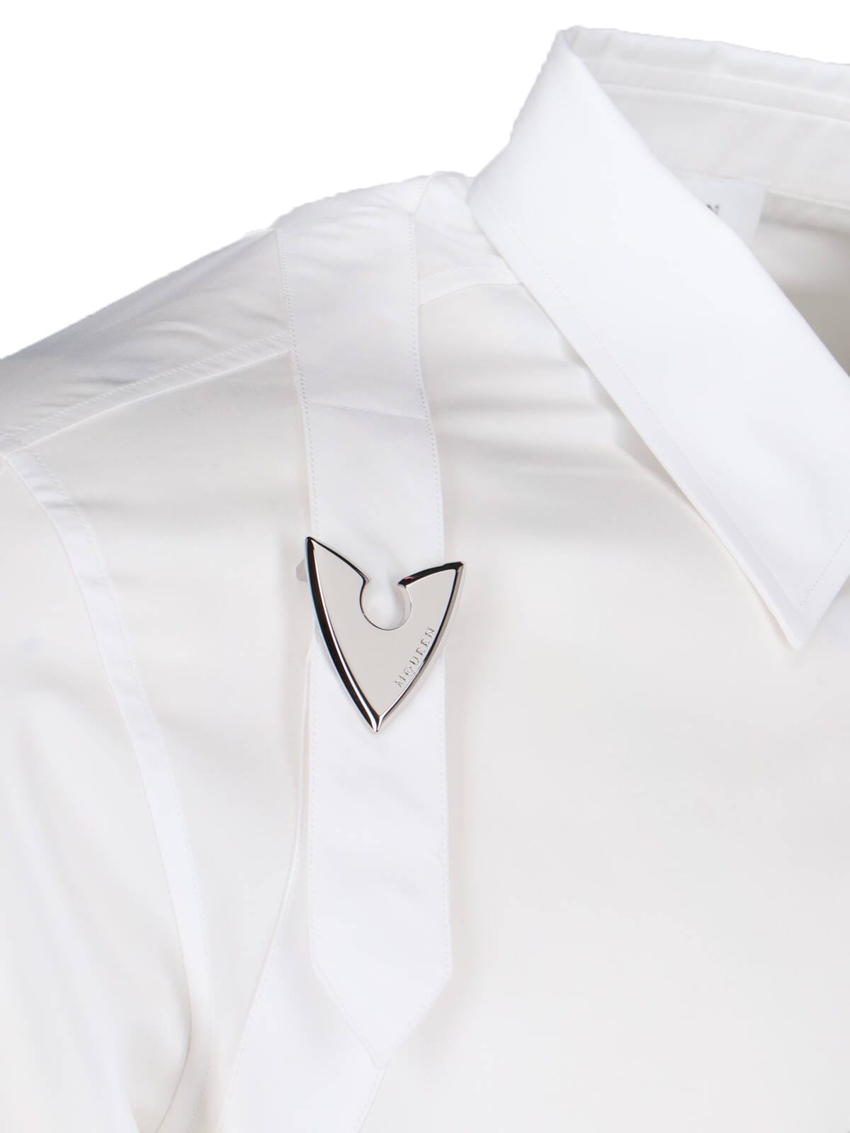 Alexander Mcqueen Alexander Mc Queen Harness Shirt In Opticalwhite