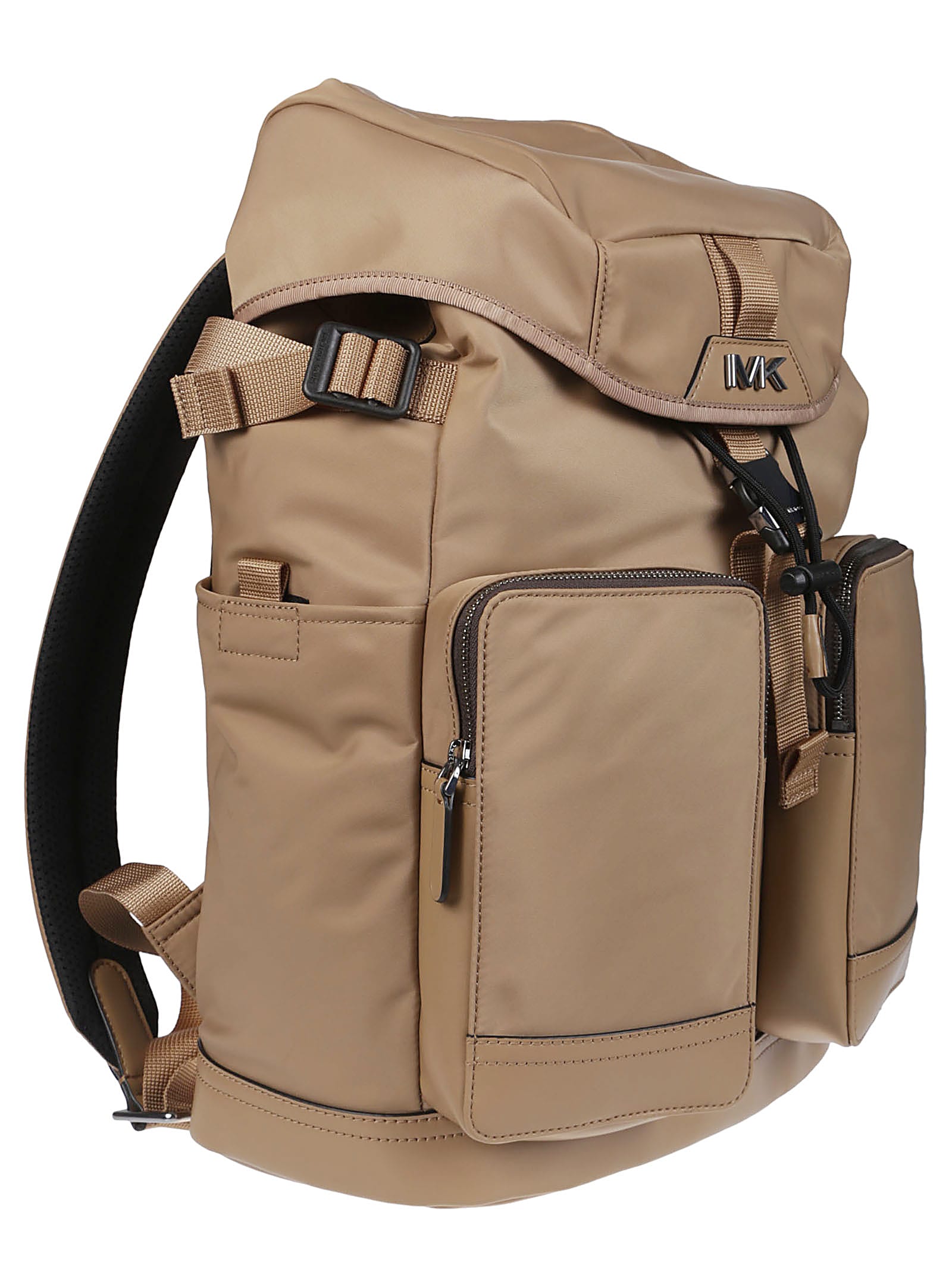 Shop Michael Kors Brooklyn Cargo Backpack In Husk