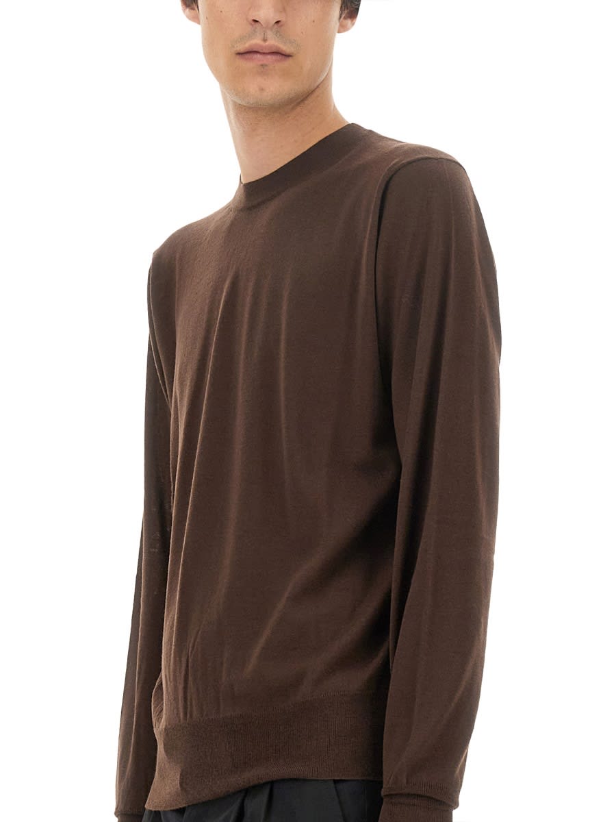 Shop Pt01 Regular Fit Shirt In Brown