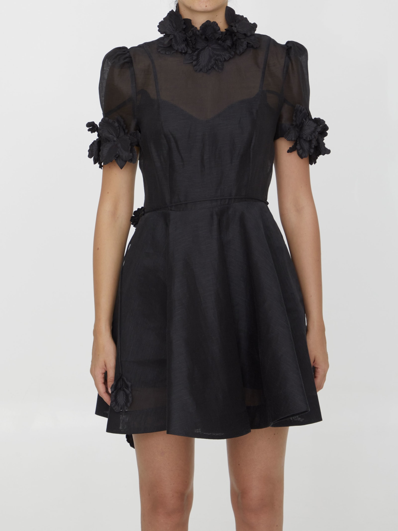 Zimmermann Luminosity Liftoff Flower Mini Dress