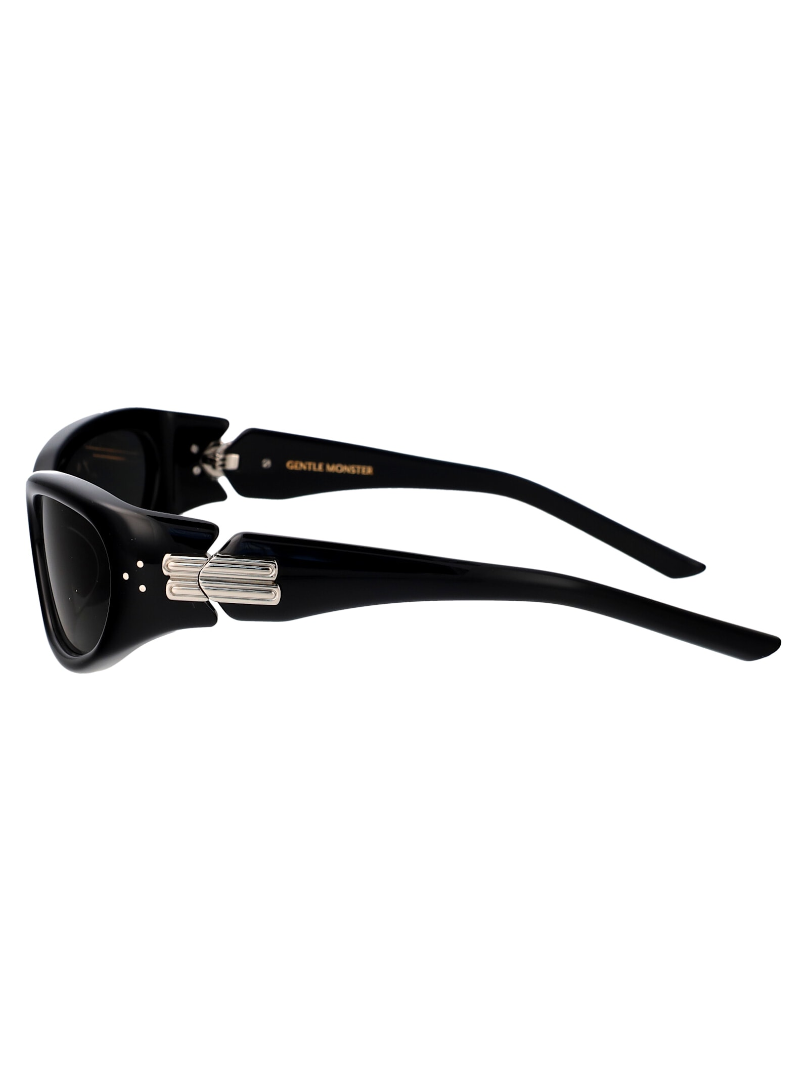 Shop Gentle Monster Memento Sunglasses In 01 Black