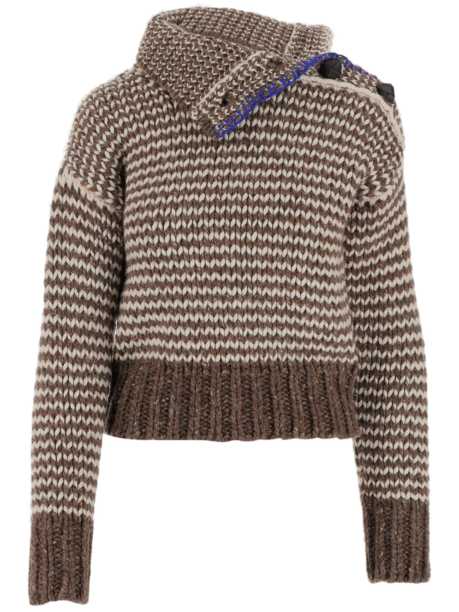 Bottega Veneta Wool Zig-zag Sweater