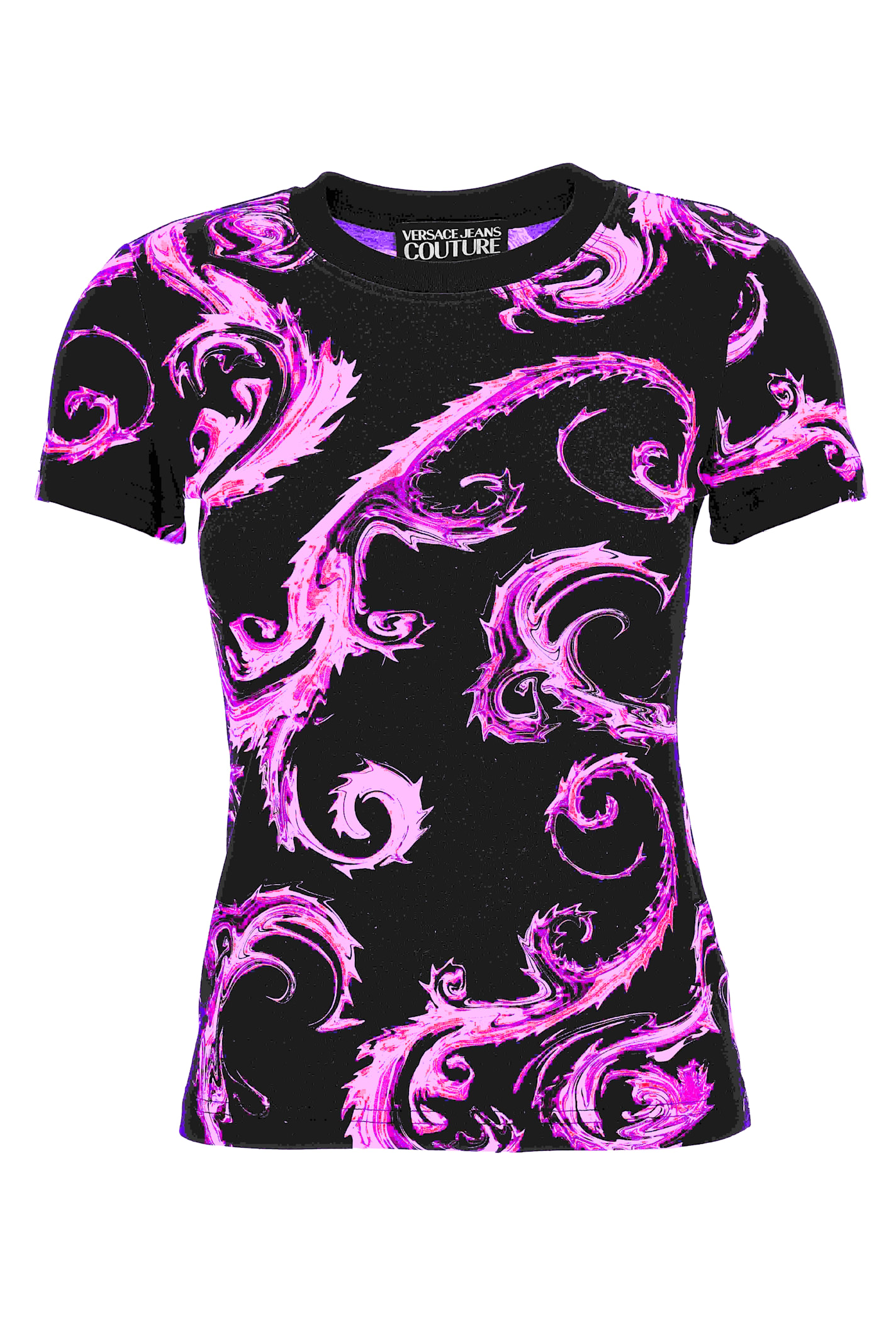 Versace Jeans Couture T-shirt In Black
