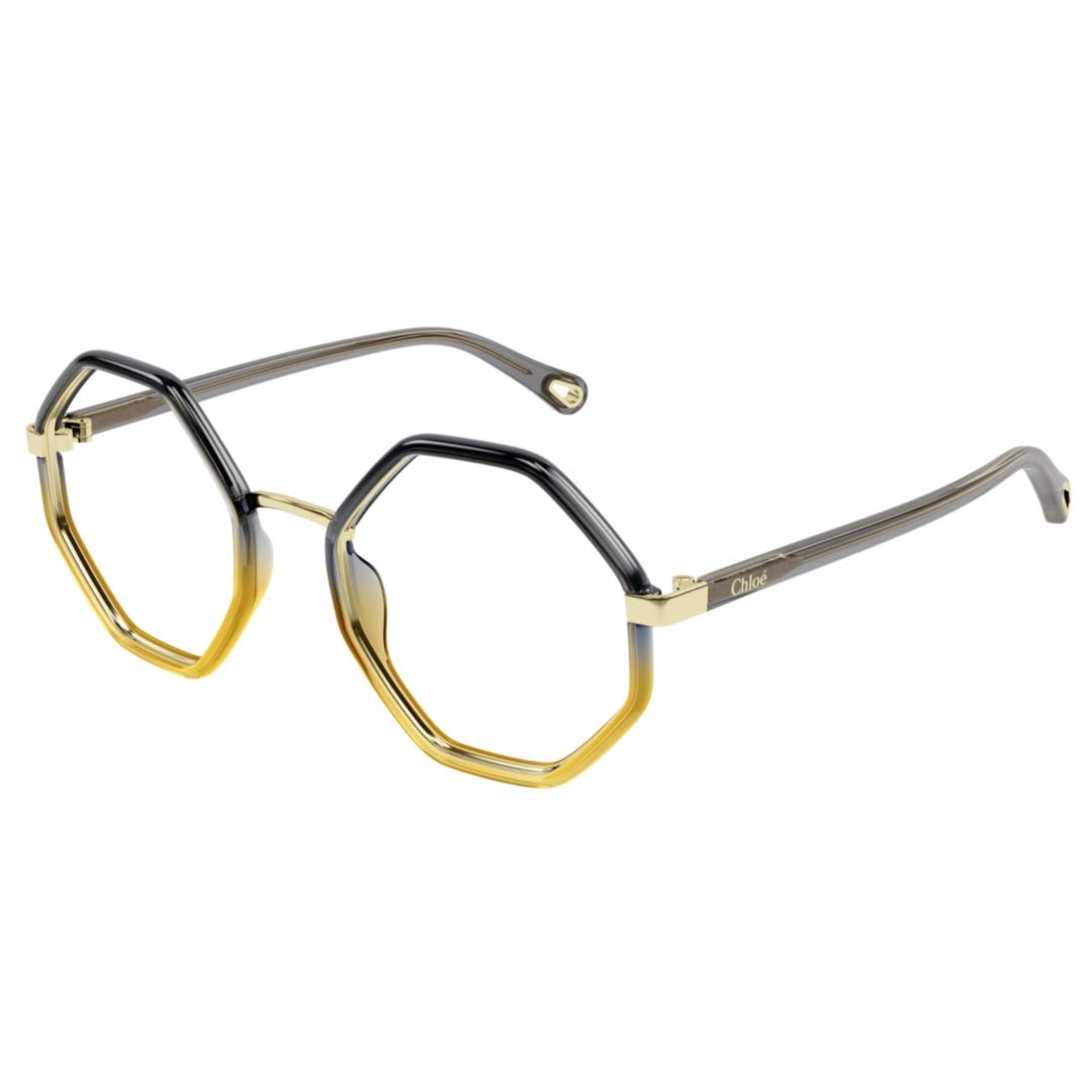 Chloé Oversized Geometric-frame Glasses In Multi