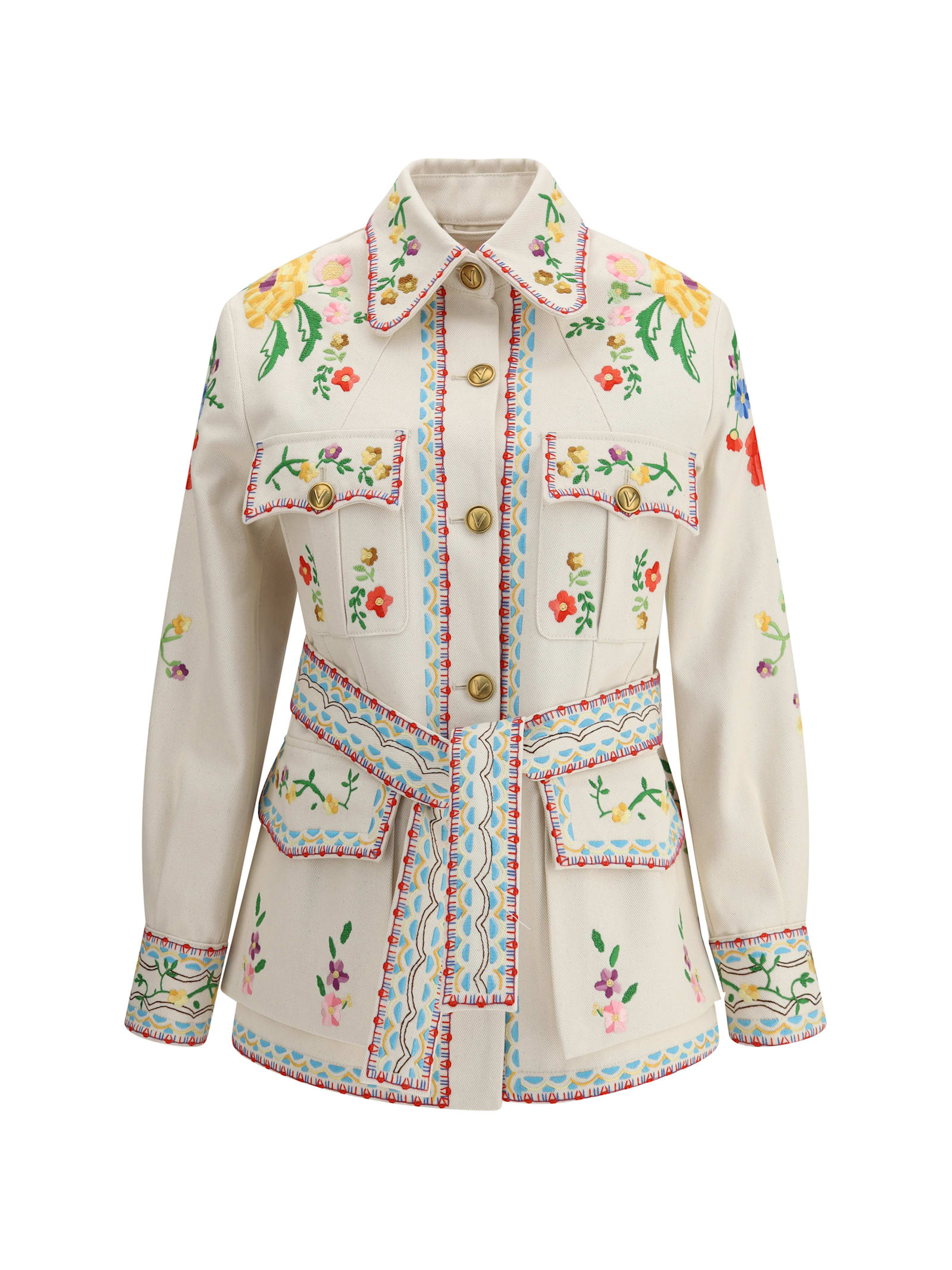 Embroidered Denim Jacket