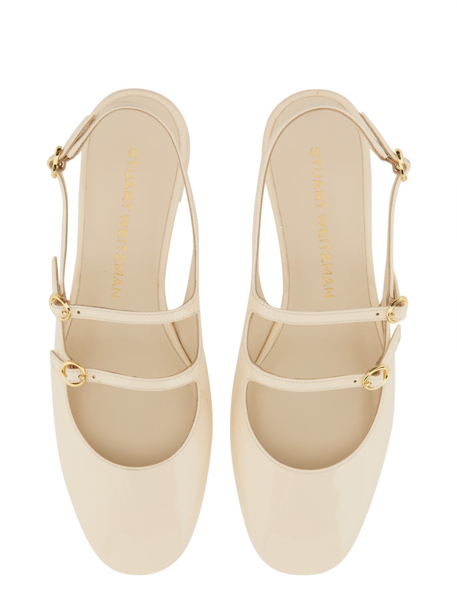 Shop Stuart Weitzman Slingback Pumps Benni In Ivory