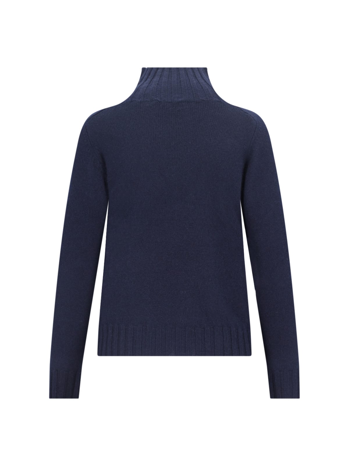 Shop Zanone High Neck Sweater In Blue